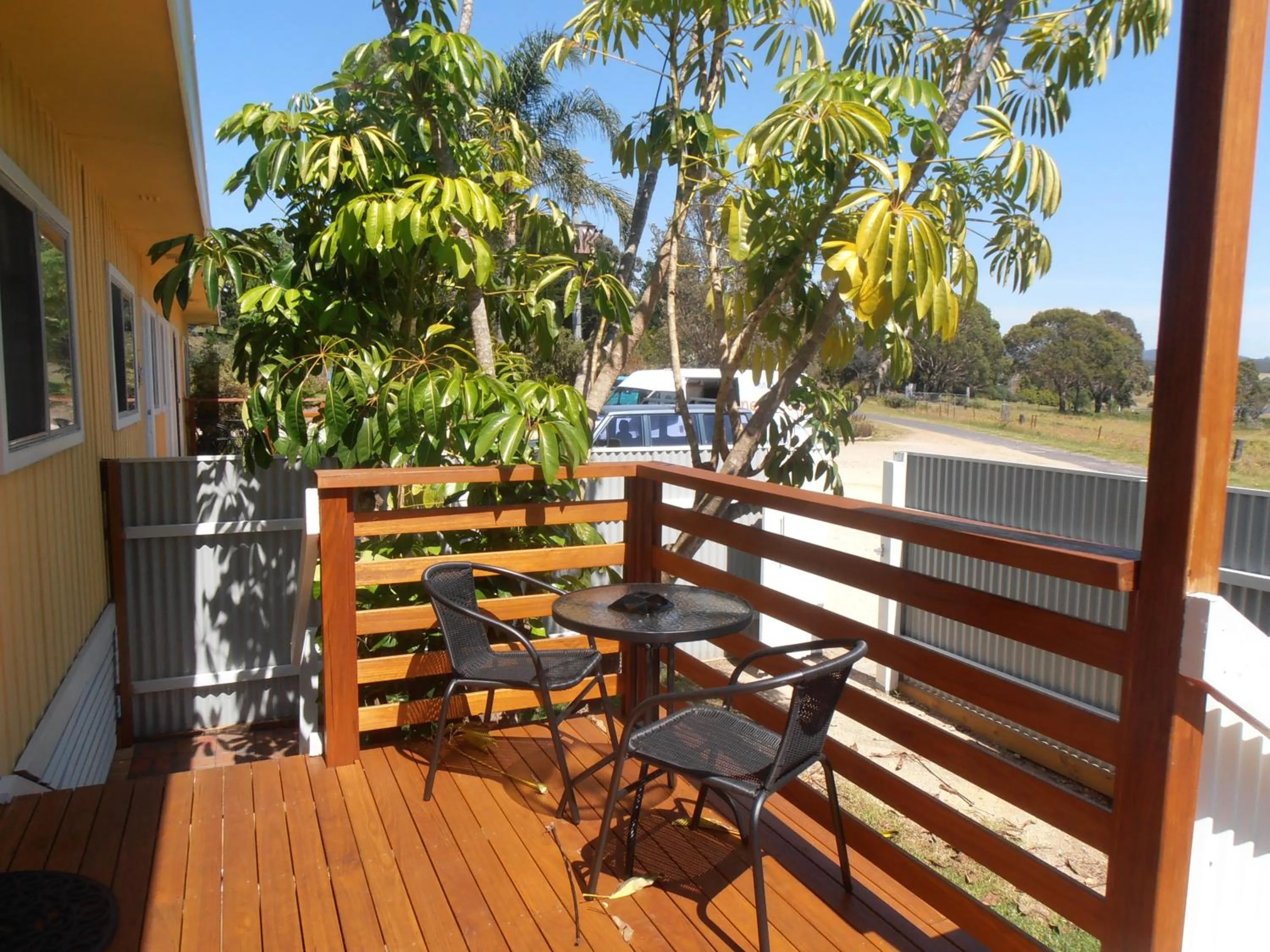 Balcony/Terrace in Top of the Lake Holiday Units