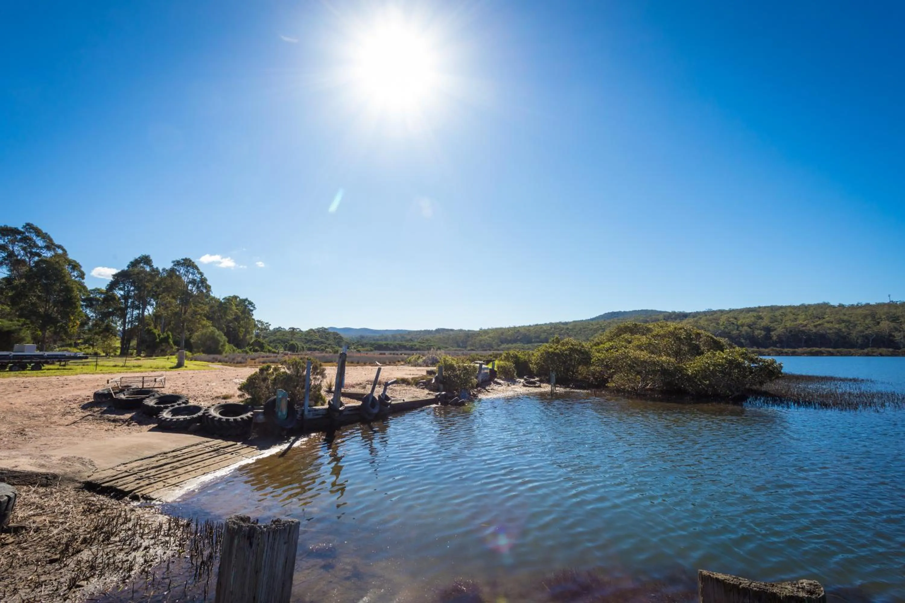 Natural landscape in Top of the Lake Holiday Units