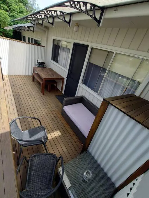 Balcony/Terrace in Top of the Lake Holiday Units