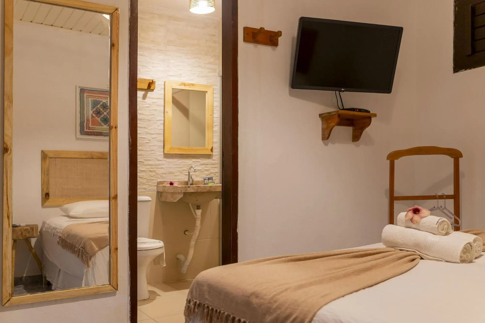 Bedroom, Bed in Pousada Chez Ellery Jeri