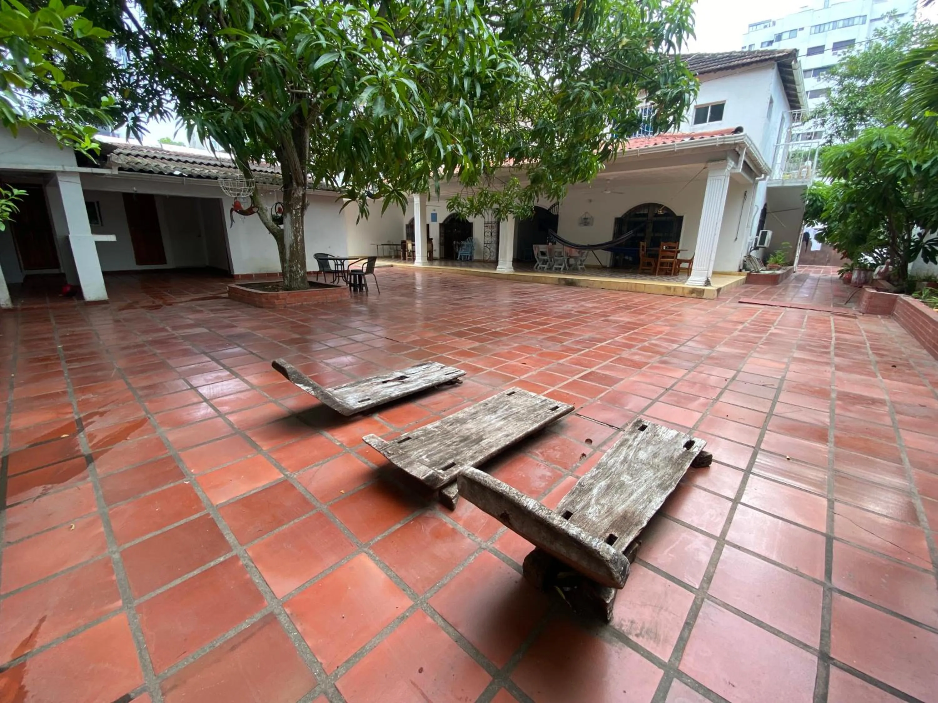 Patio in Casa Bahía Colonial - Cartagena