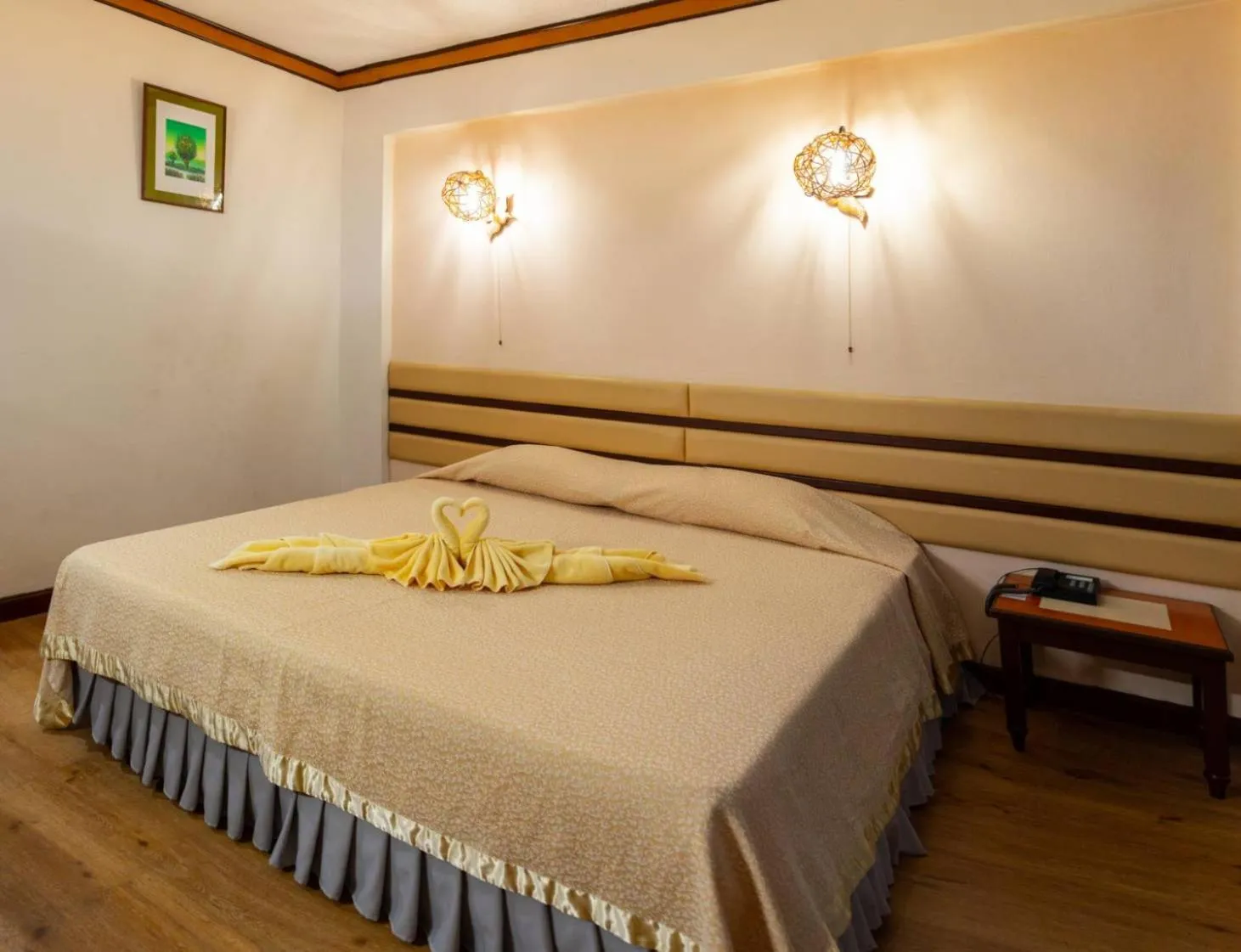 Bed in Nan Chao Hotel