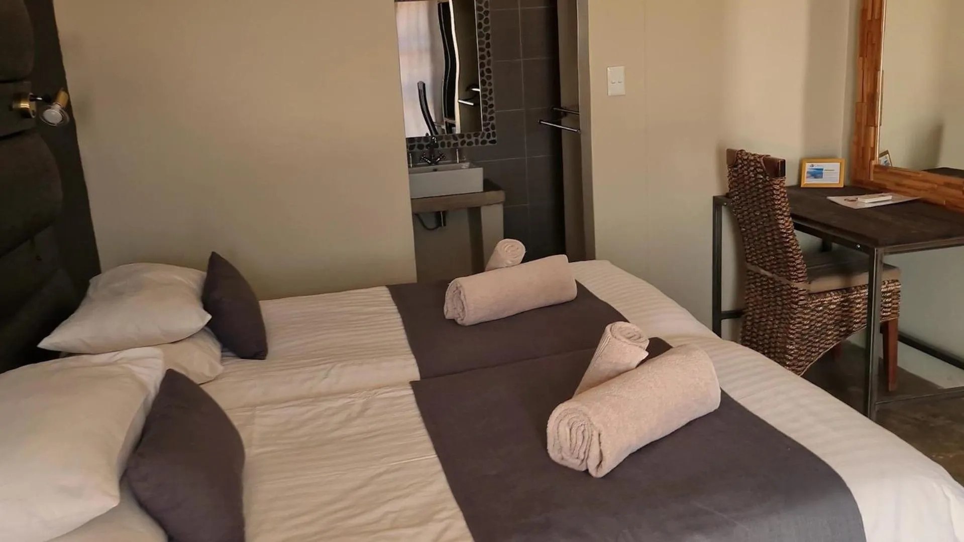 Bed in Opuwo Country Lodge