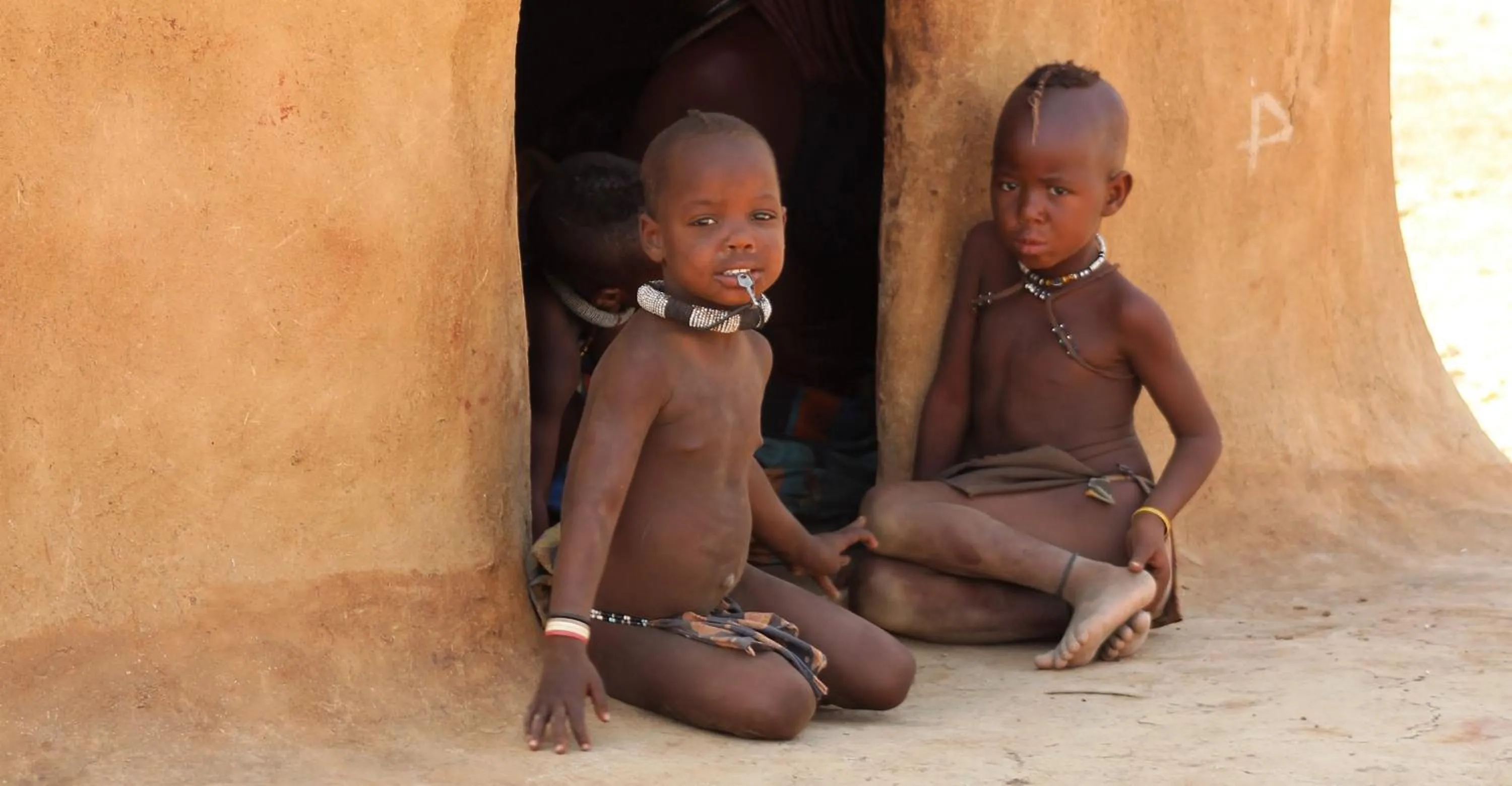 People in Opuwo Country Lodge