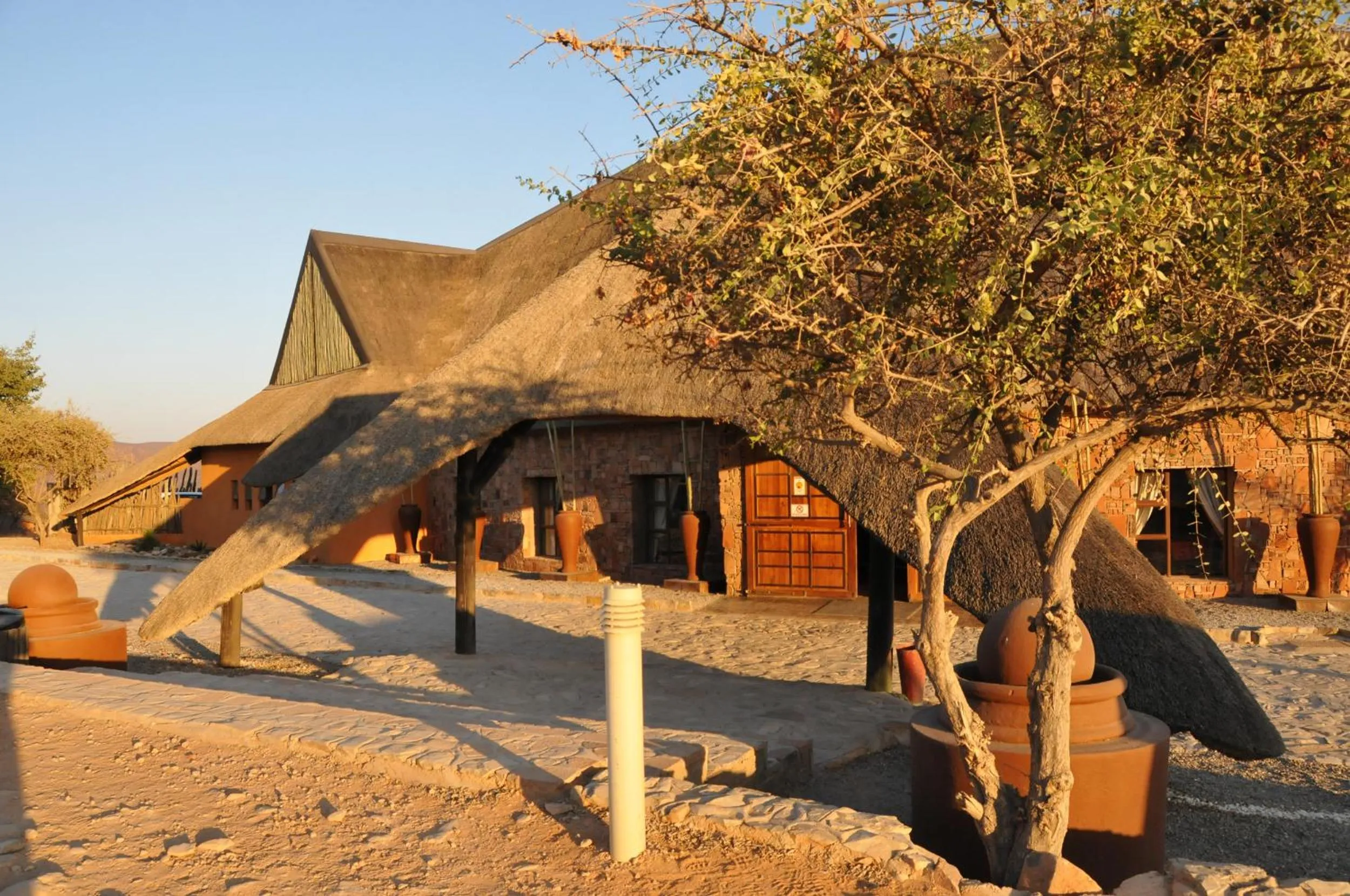 Decorative detail in Opuwo Country Lodge