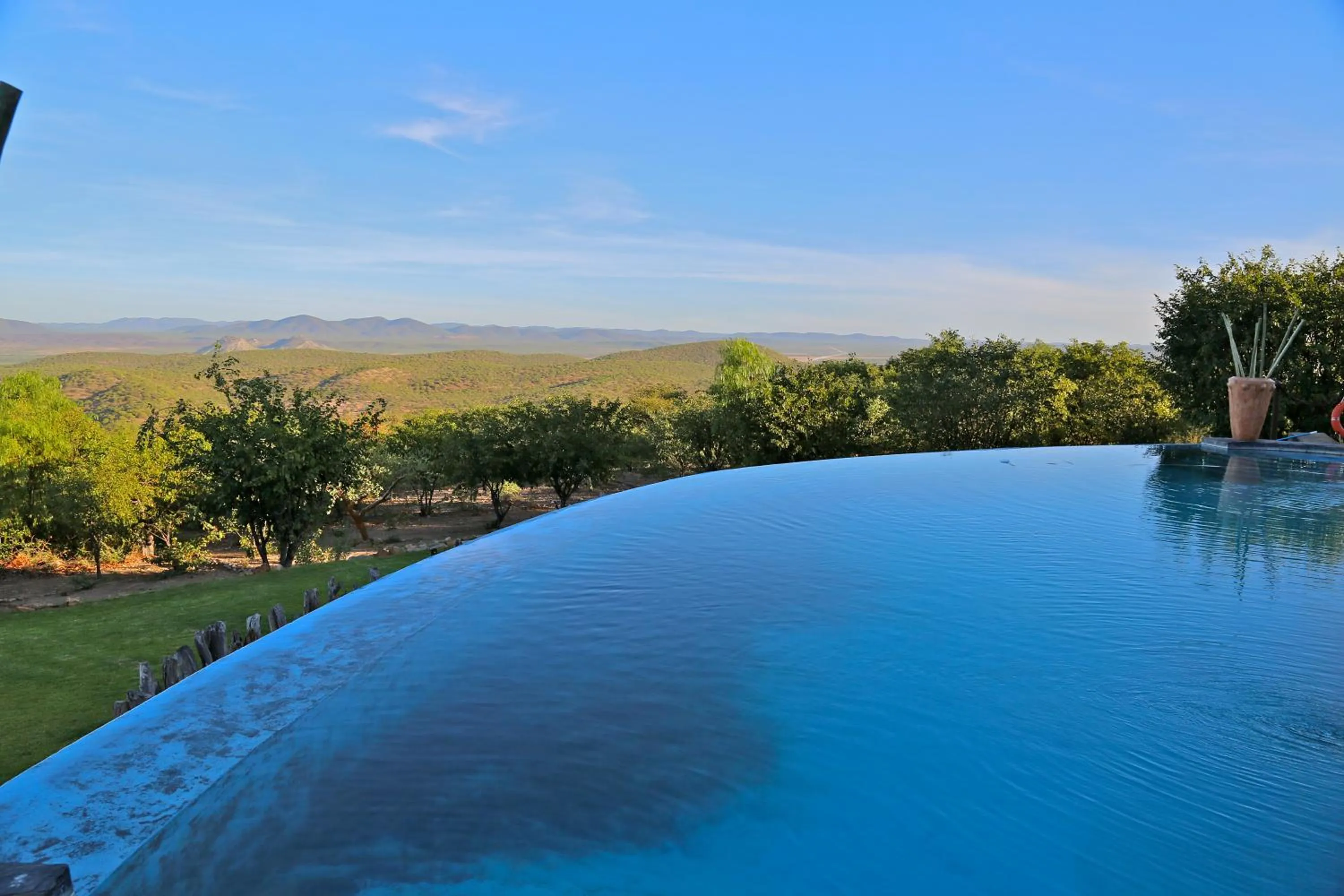 Swimming pool in Opuwo Country Lodge