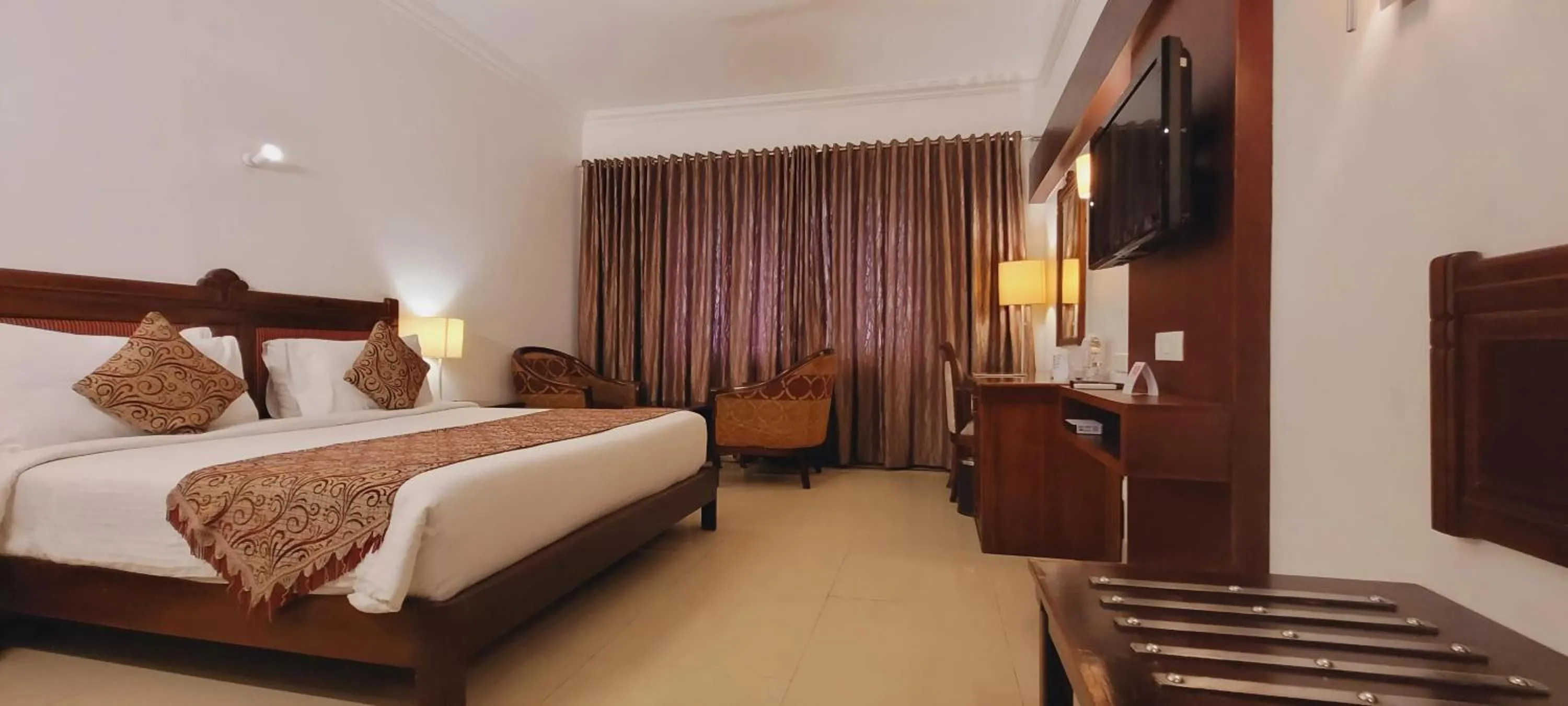 Bedroom, Bed in ASHOKA INN