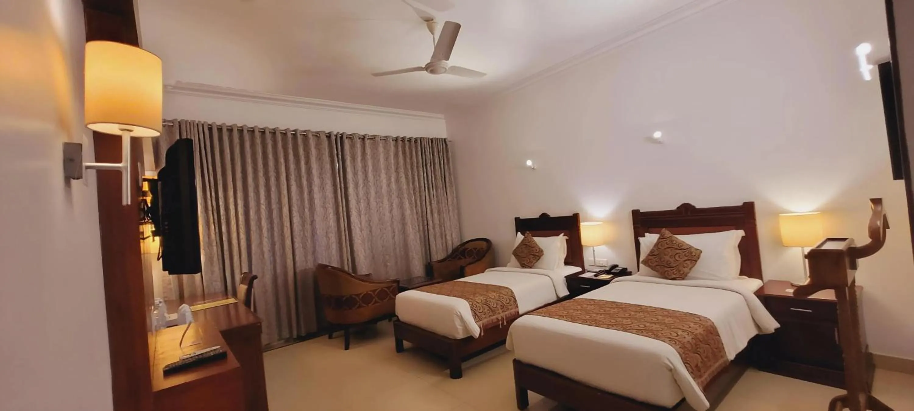 Bedroom, Bed in ASHOKA INN