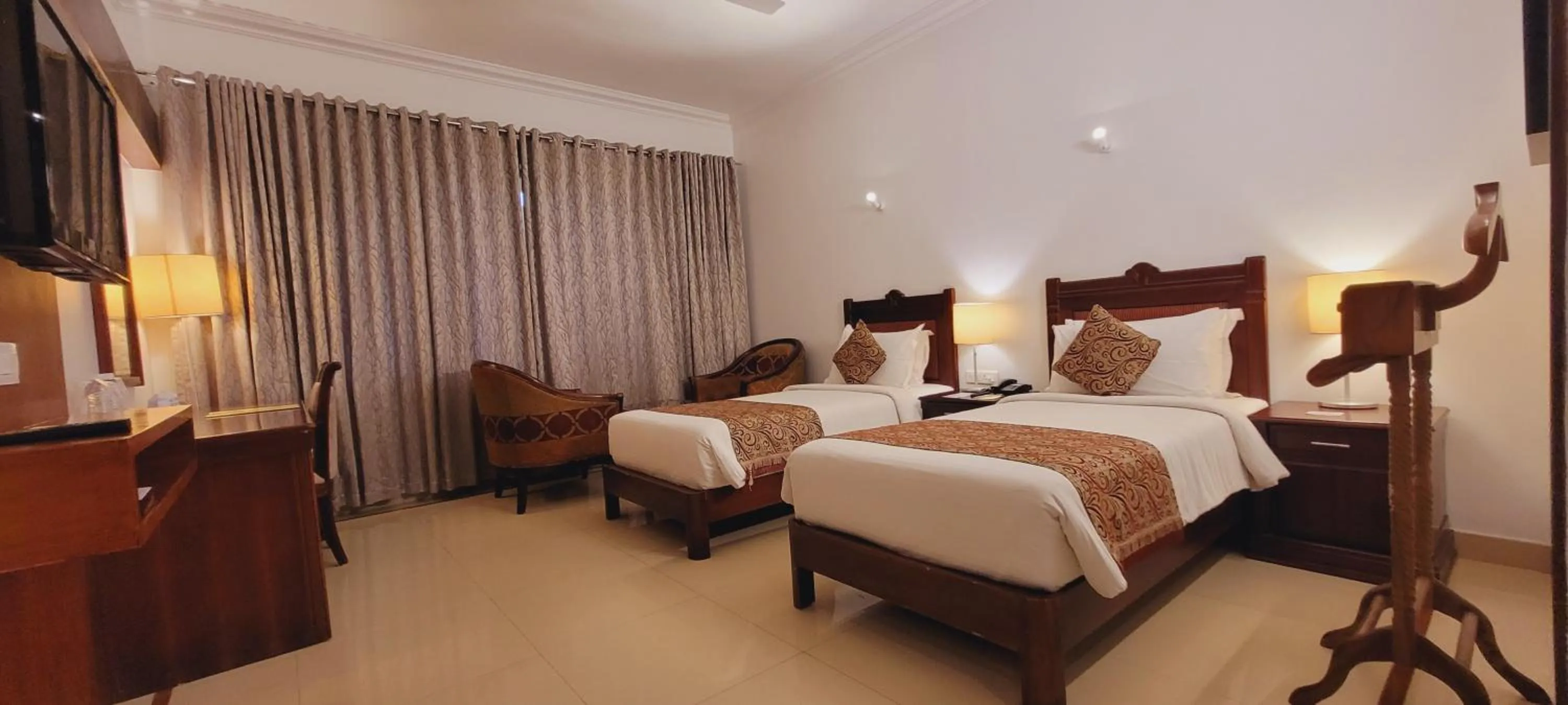 Bedroom, Bed in ASHOKA INN