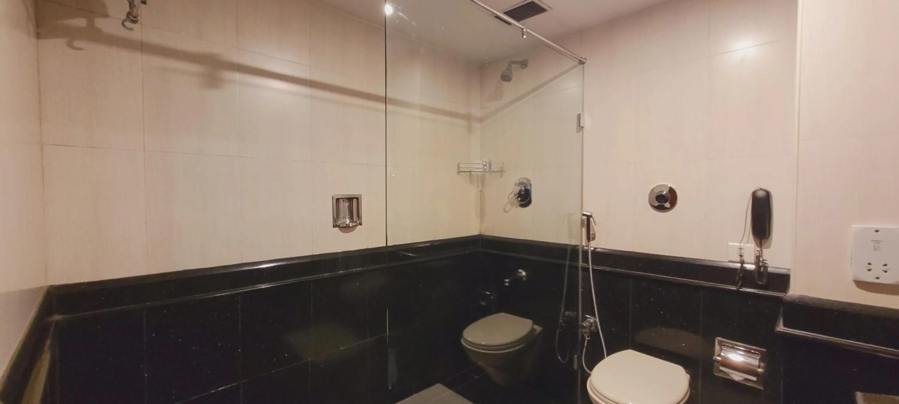 Shower in ASHOKA INN