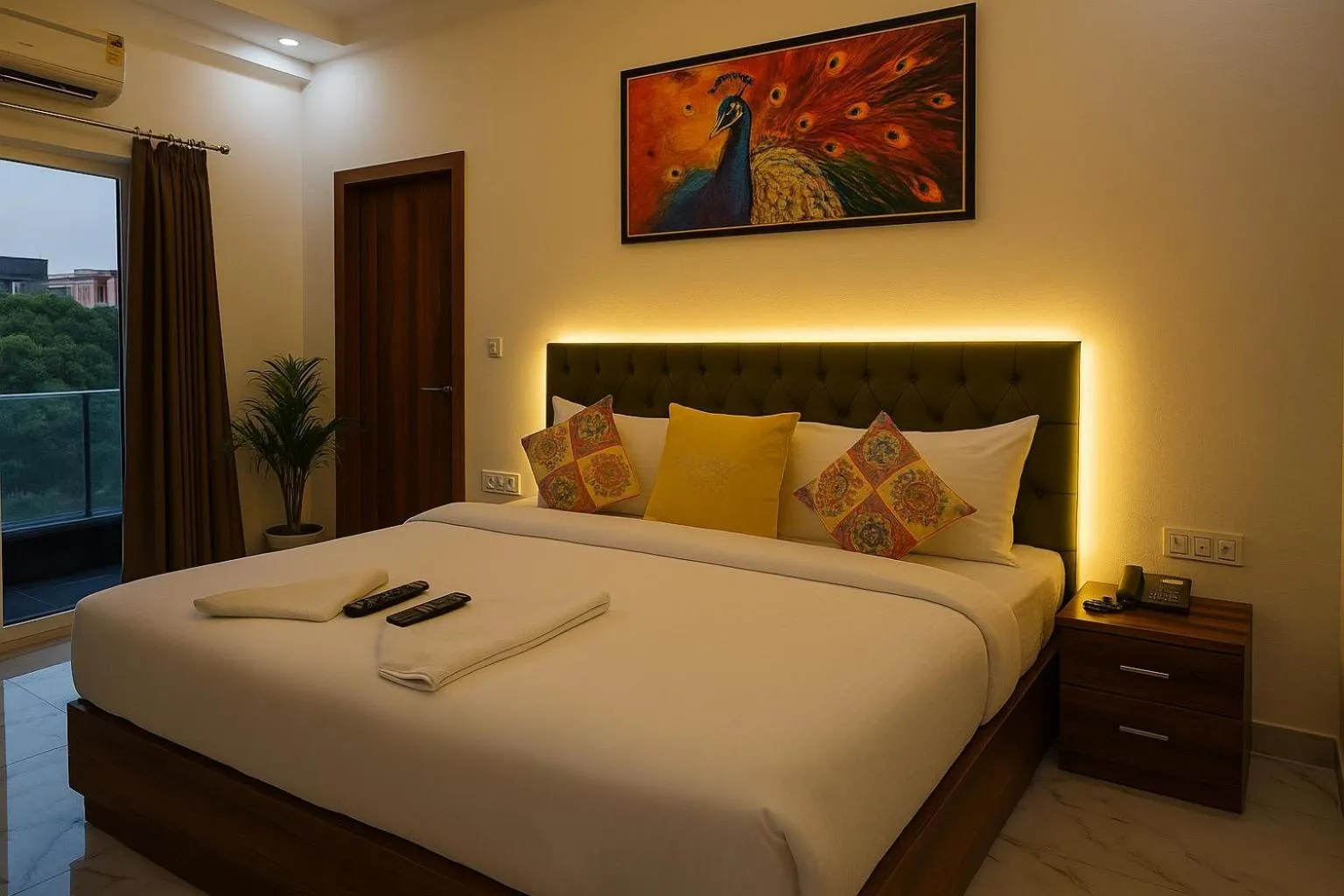 Bedroom, Bed in The Grove Hotels by Opulent Inn