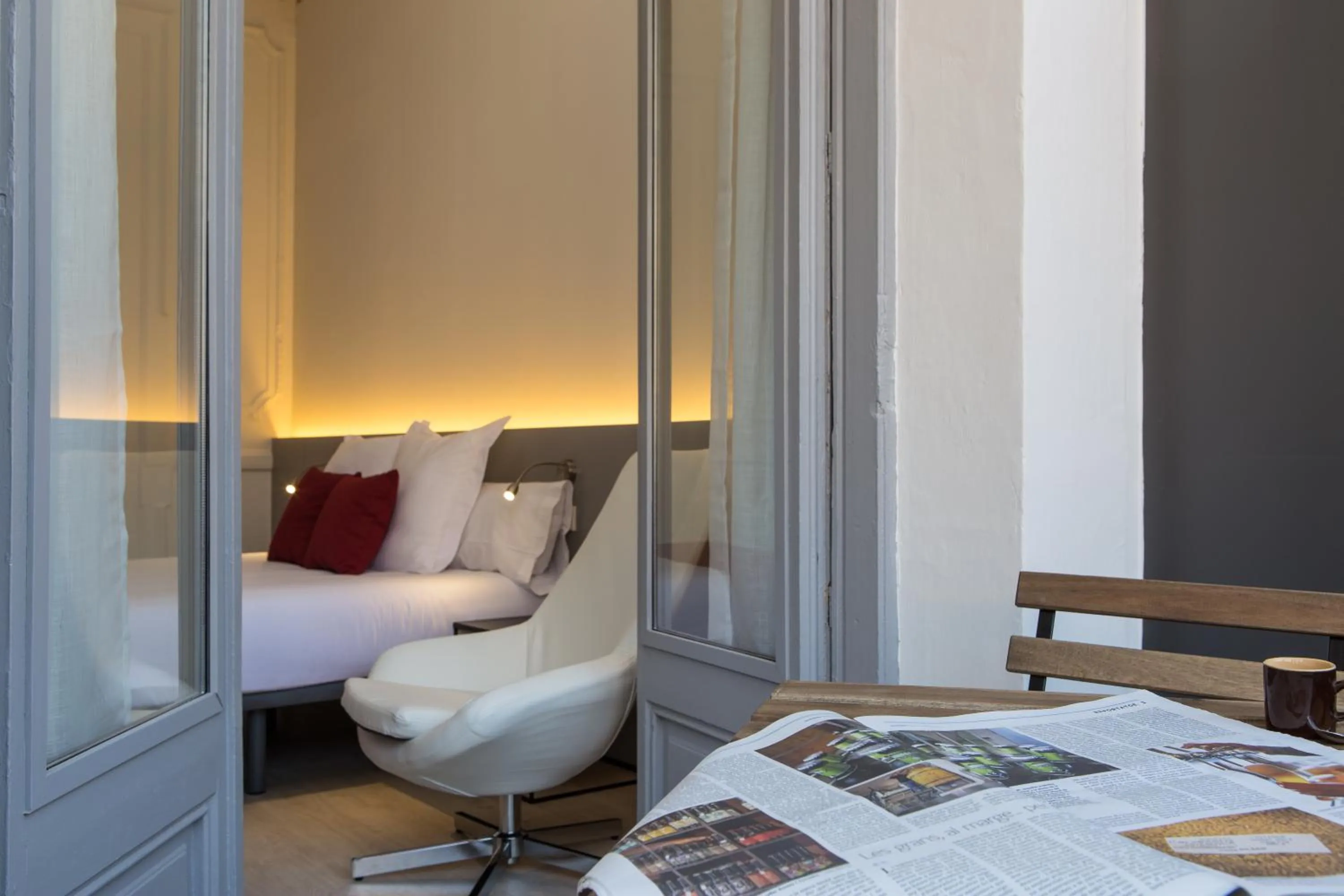 Balcony/Terrace, Bed in Izaila Plaza Catalunya