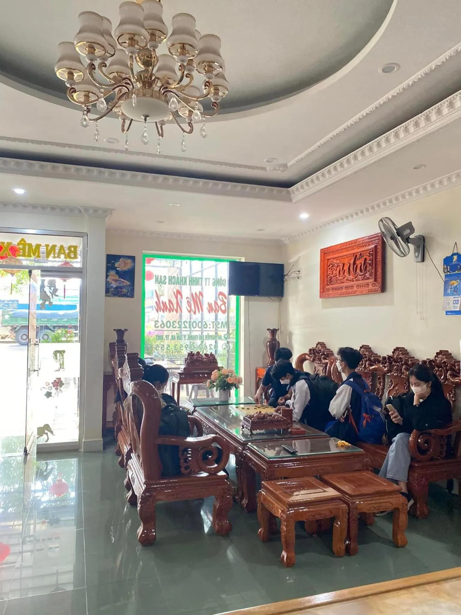 Seating area in Khách sạn Ban Mê Xanh (Ban Me Xanh Hotel)