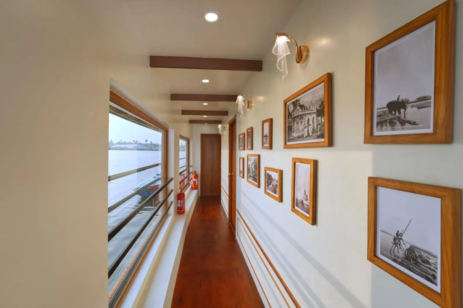 Balcony/Terrace in Venice Premium Houseboats Alleppey