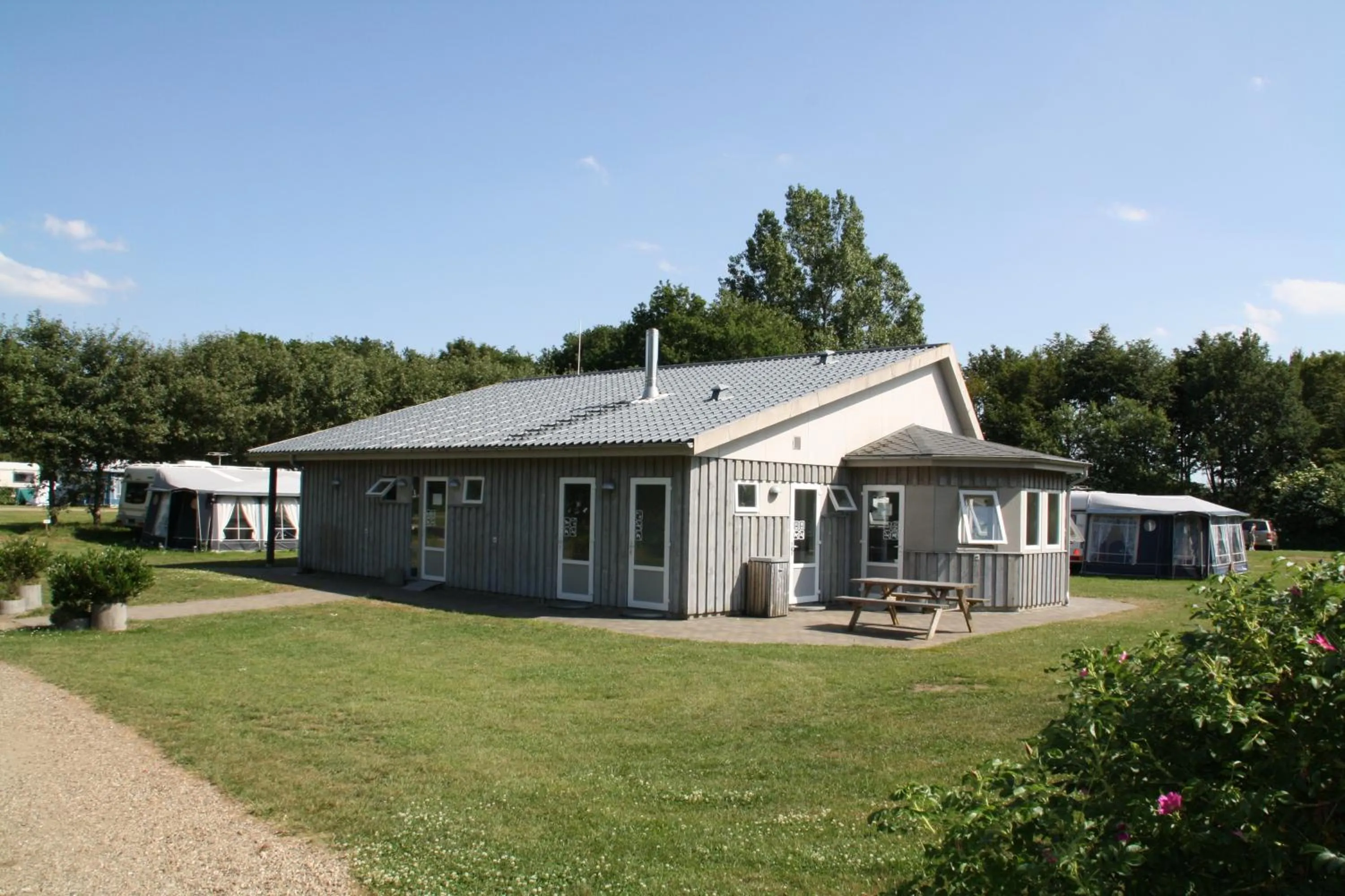 Facade/entrance in Jelling Family Camping & Cottages