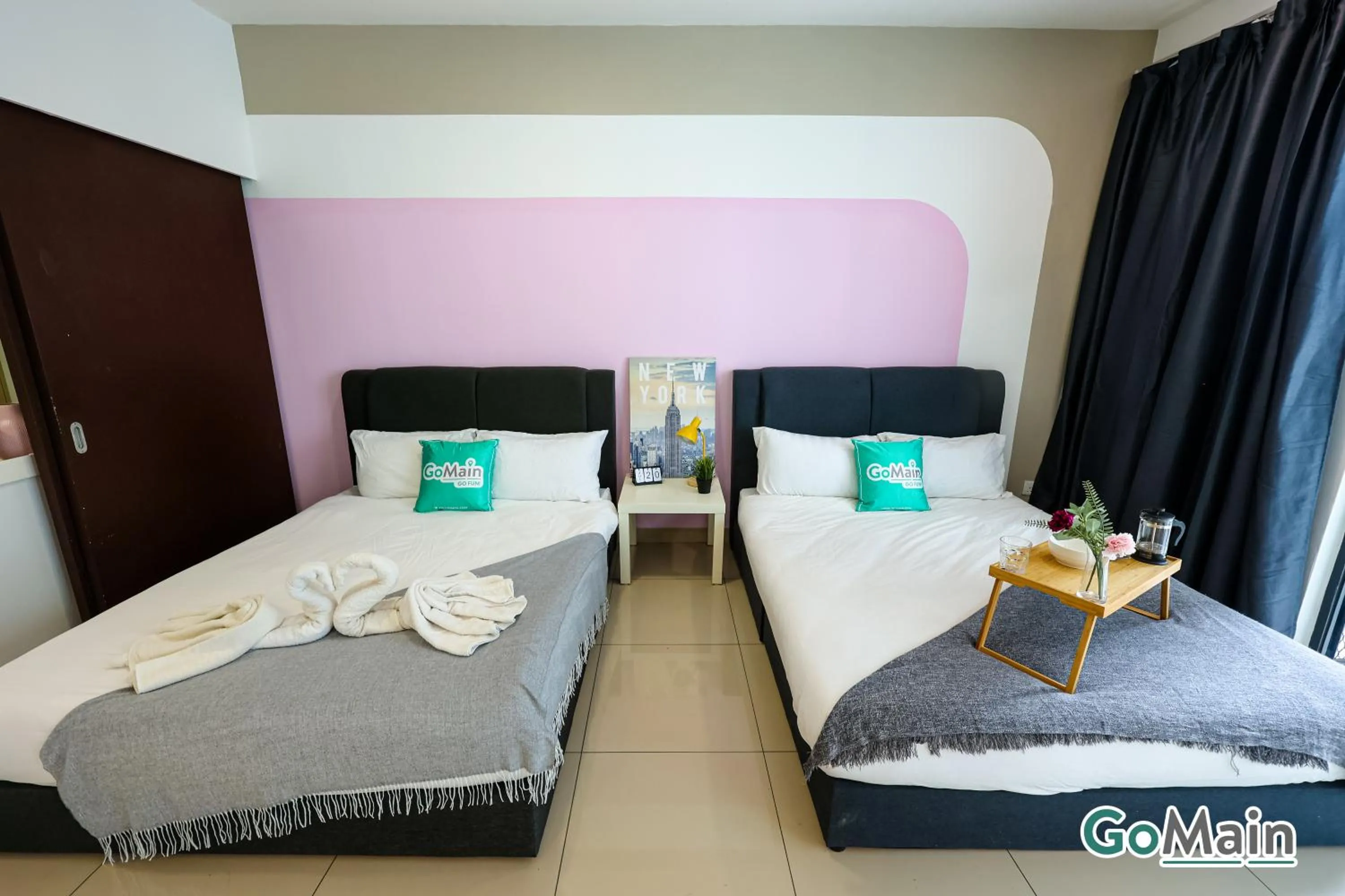 Bed in Trefoil Setia Alam by GO-MAIN - Next to Mall & SCCC