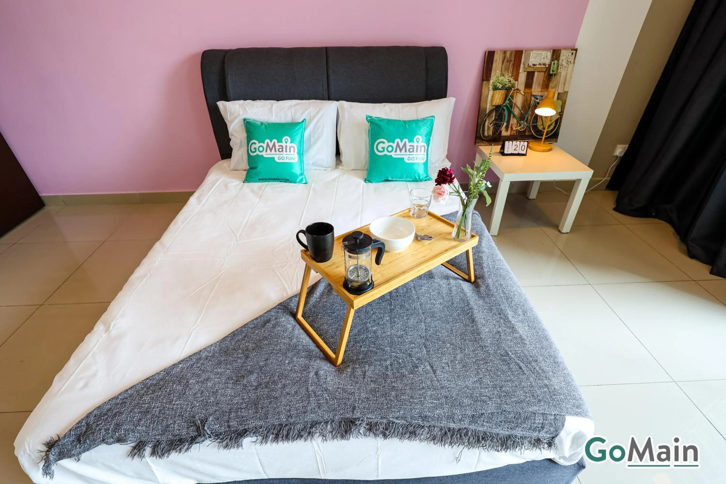 Bed in Trefoil Setia Alam by GO-MAIN - Next to Mall & SCCC