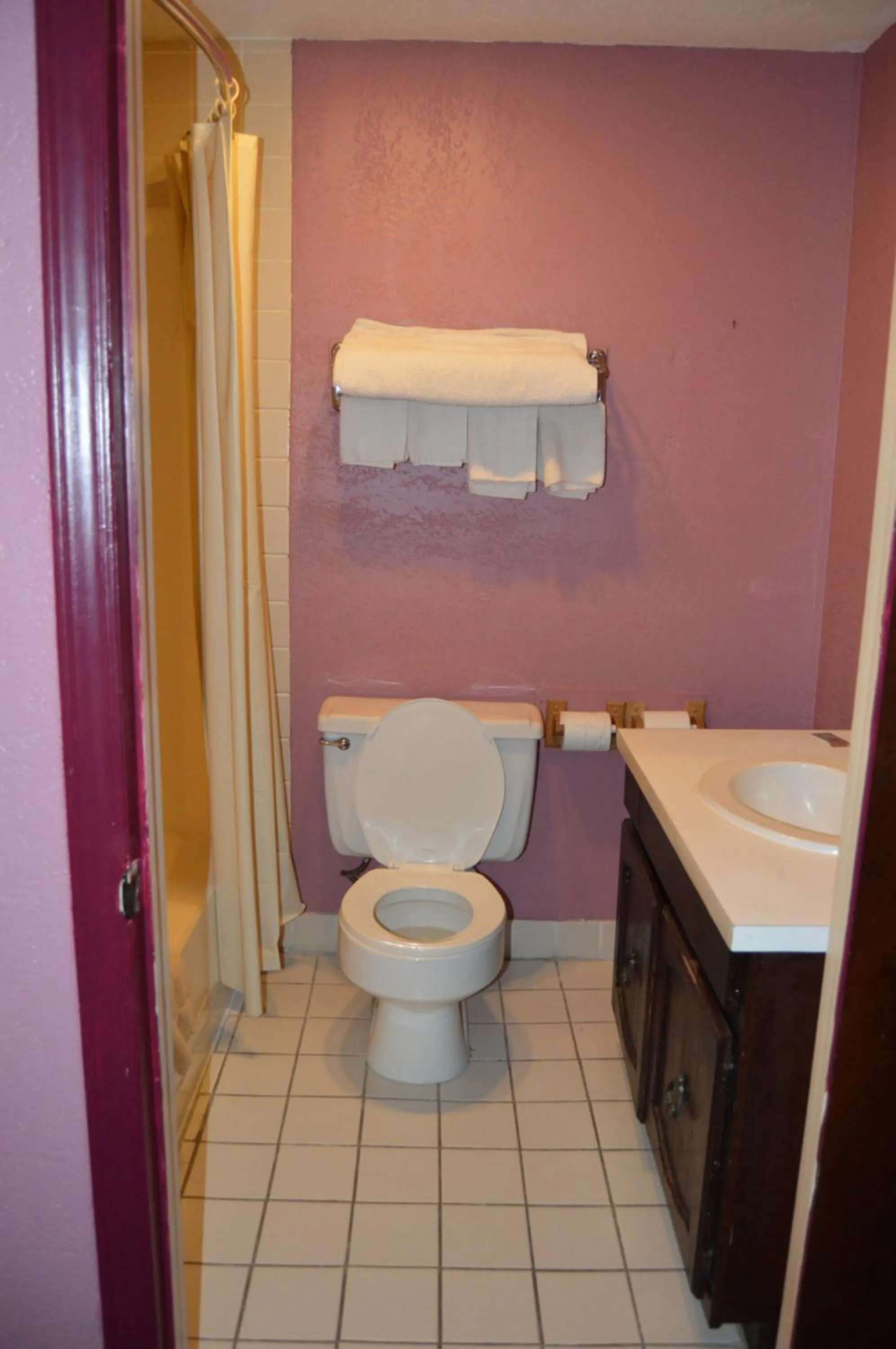 Shower in Budget Inn Richlands Claypool Hill