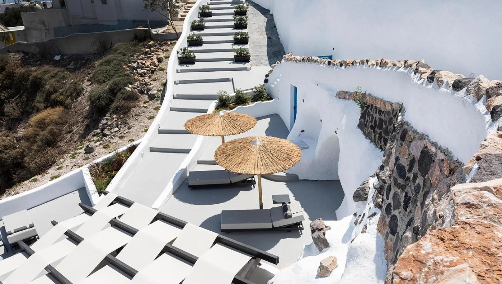 Balcony/Terrace in Rafael' s Mediteranian Cave Suites