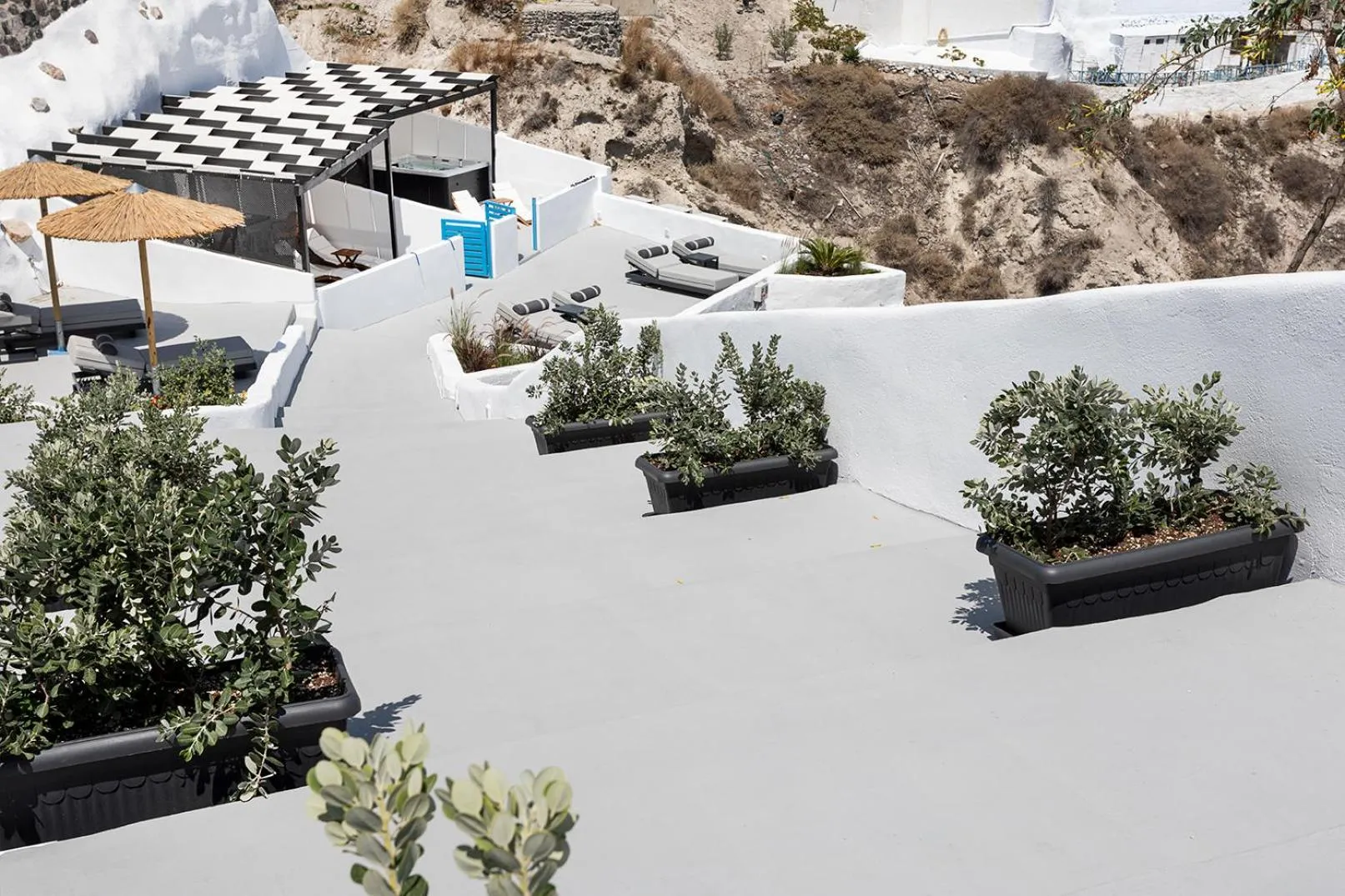 Balcony/Terrace in Rafael' s Mediteranian Cave Suites
