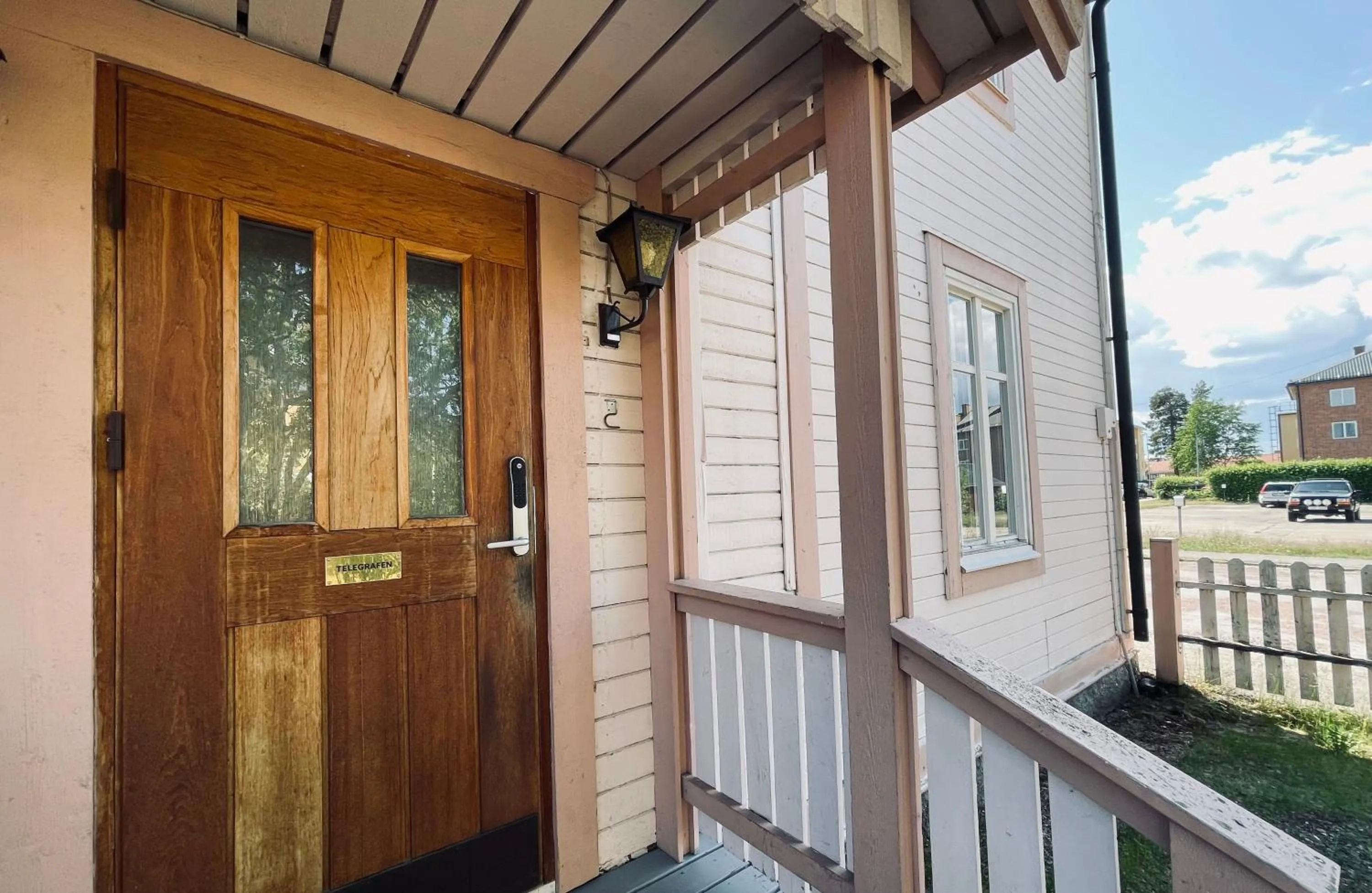 Facade/entrance in Telegrafen