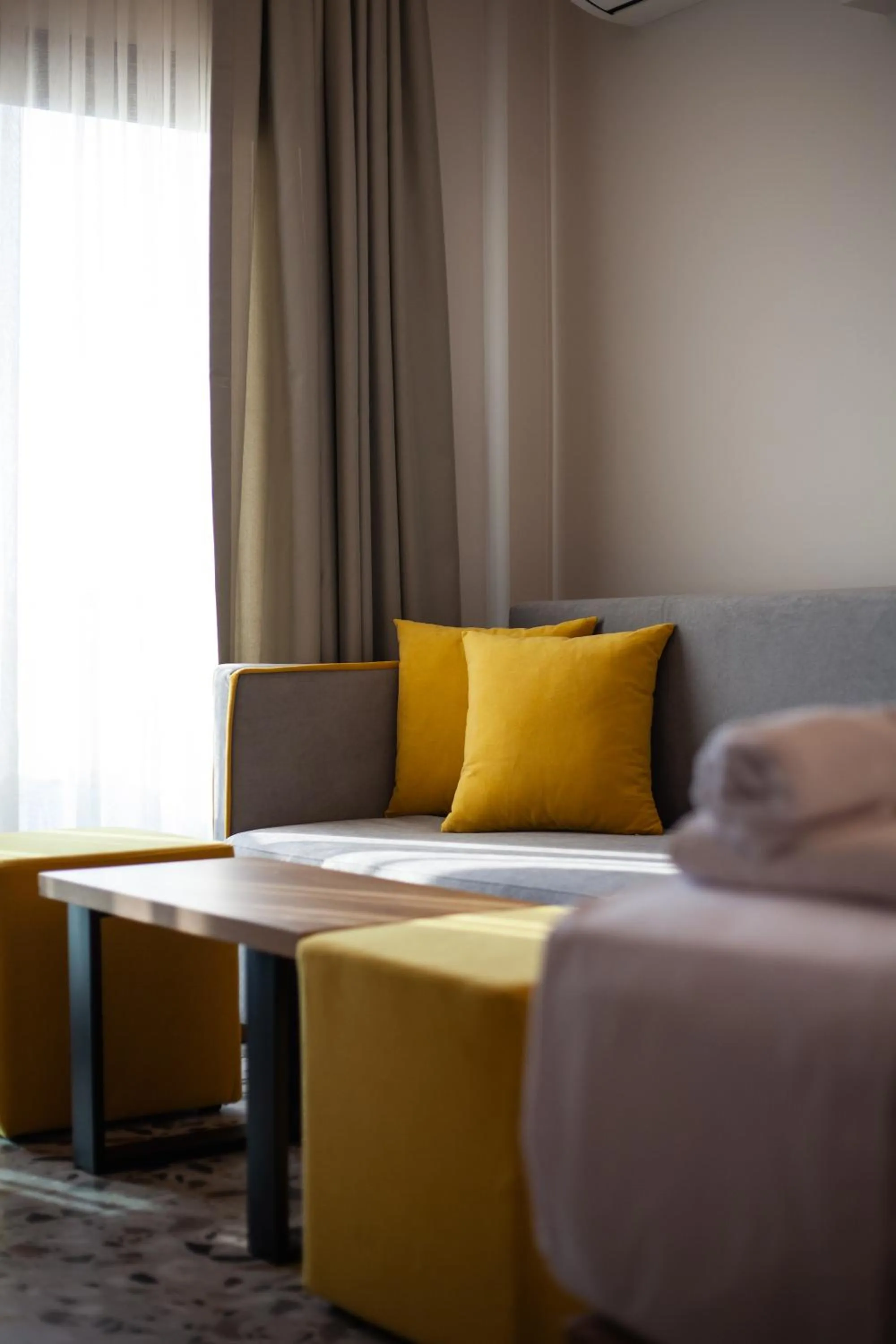 Seating area in NERO SEASCAPE SUITES