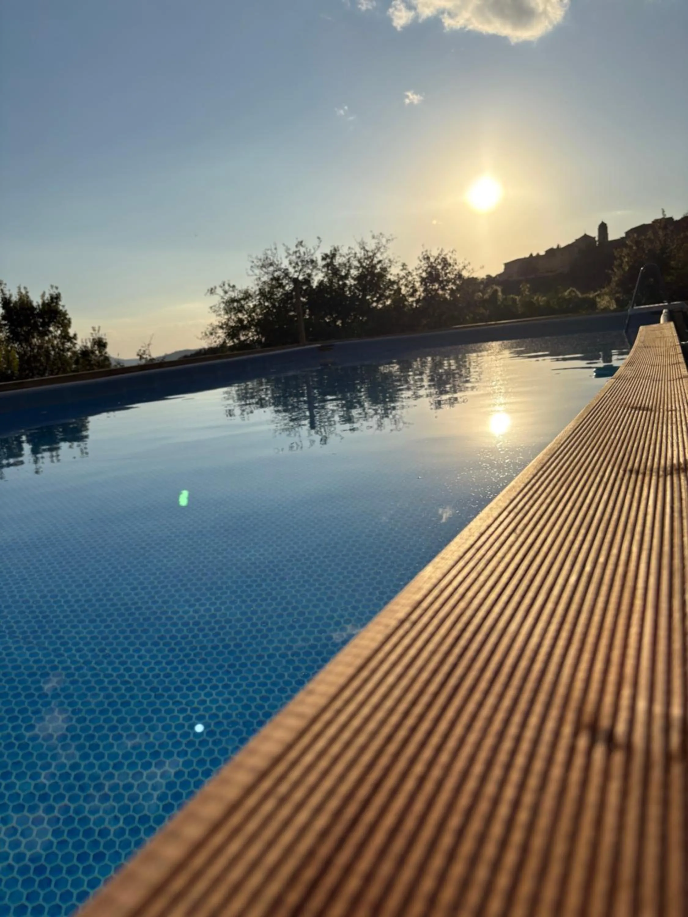 Pool view in Ca’del Borgo B&B Country House