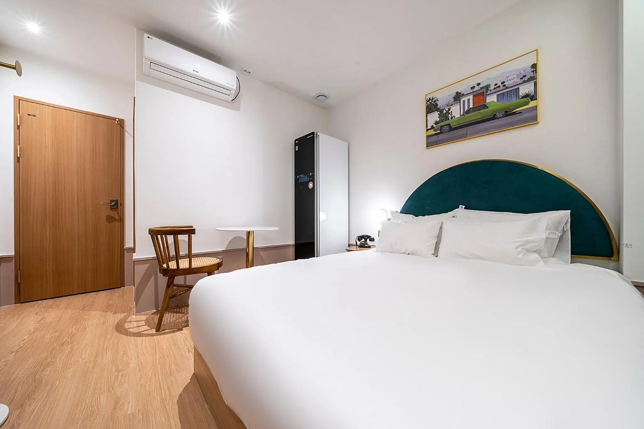 Bed in Wonju Hotel Ippda