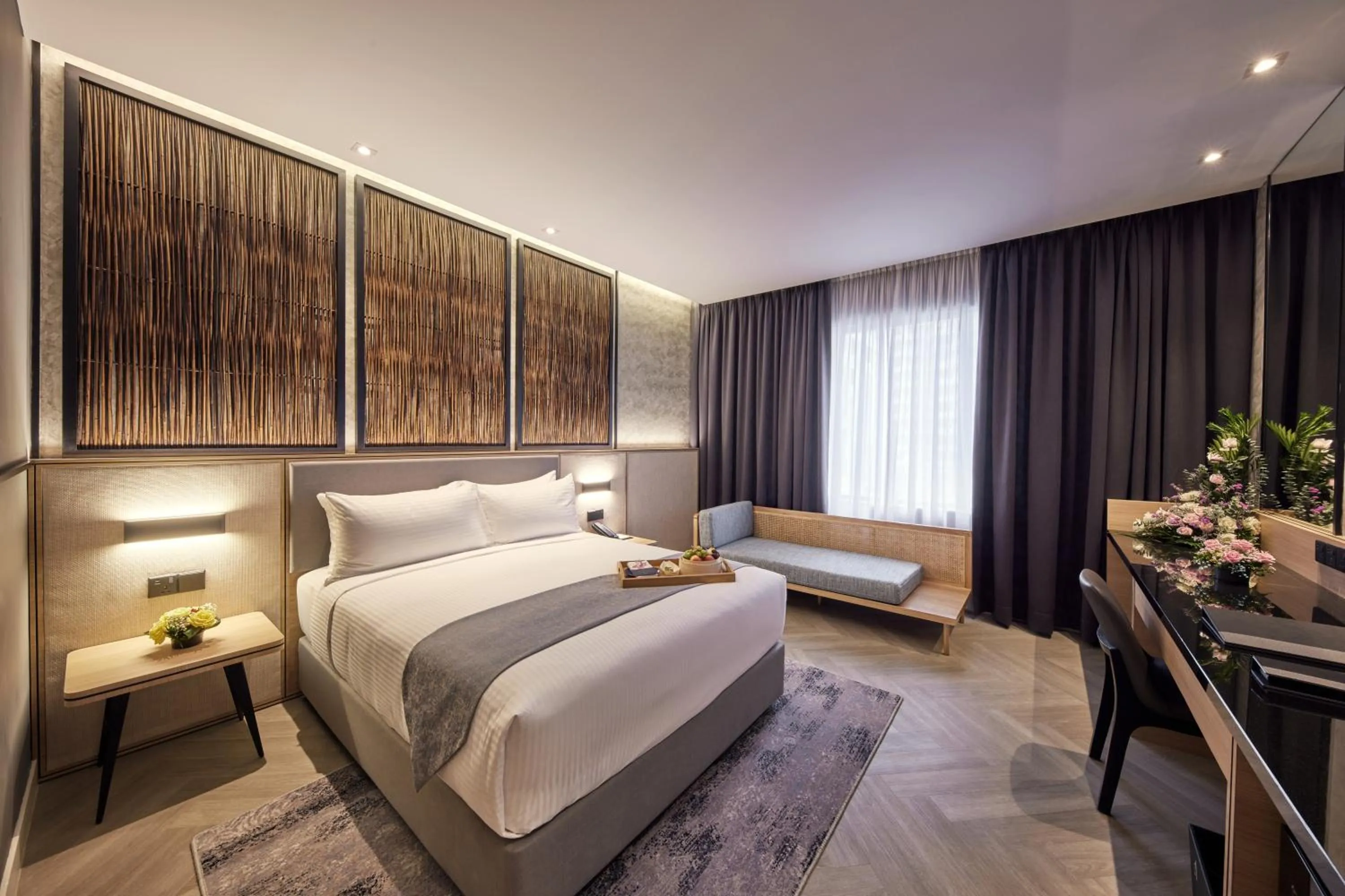 Bed in Hotel Royal Signature