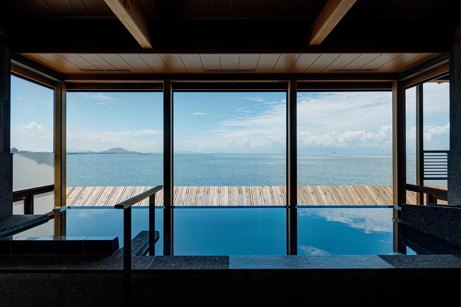 Hot Spring Bath in Biwafront Hikone