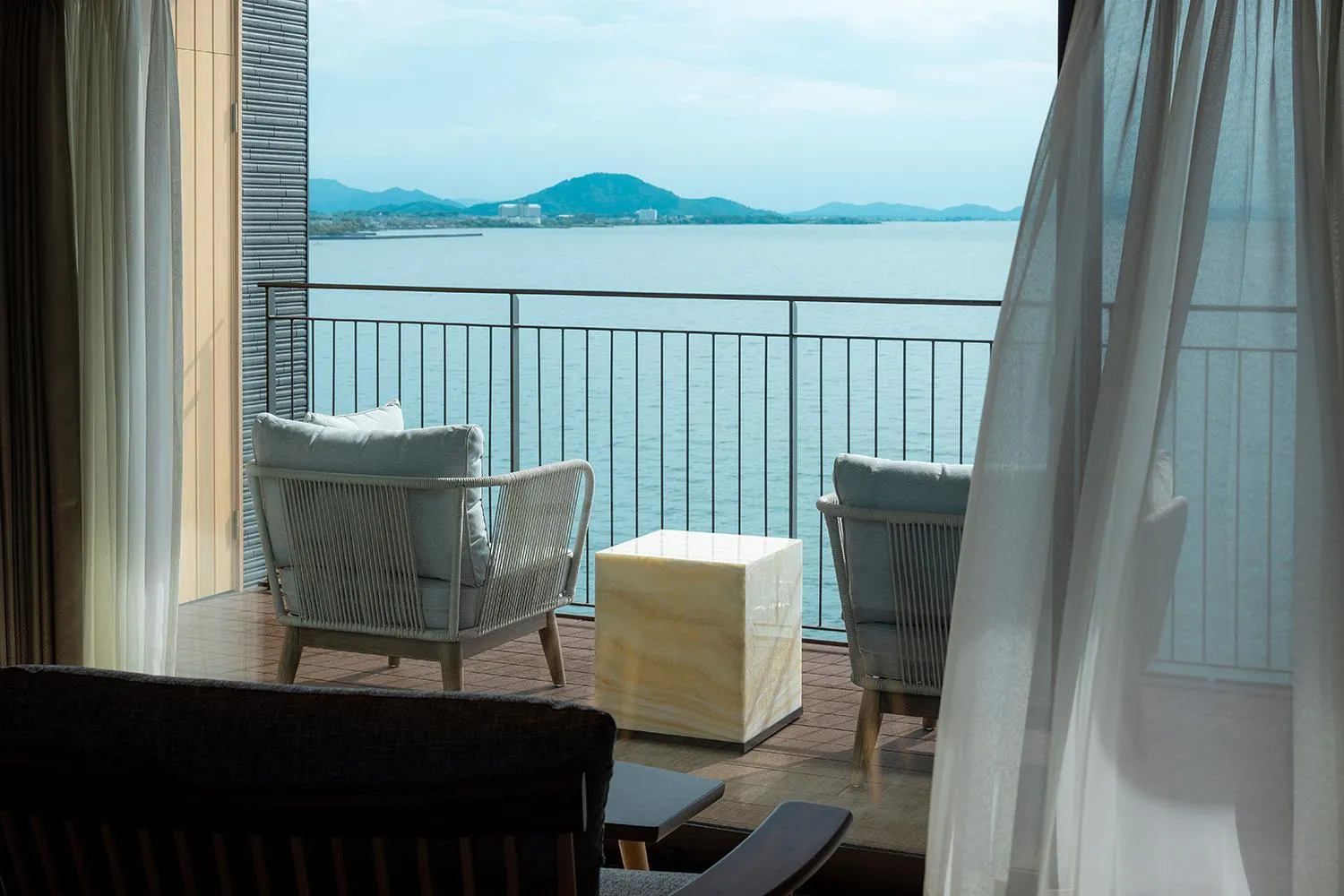 Lake view in Biwafront Hikone