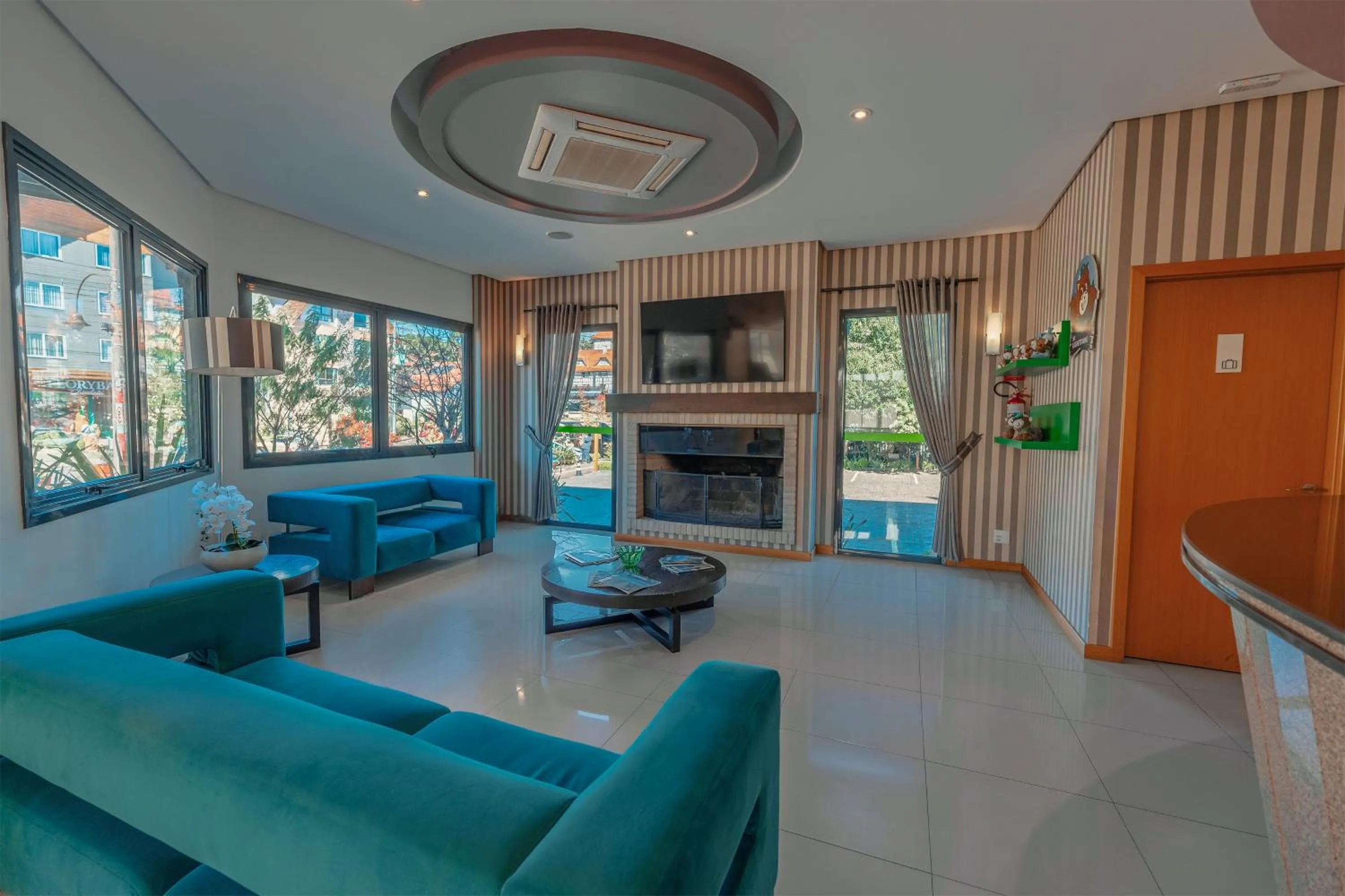 Lobby or reception in Hotel Laghetto Viale