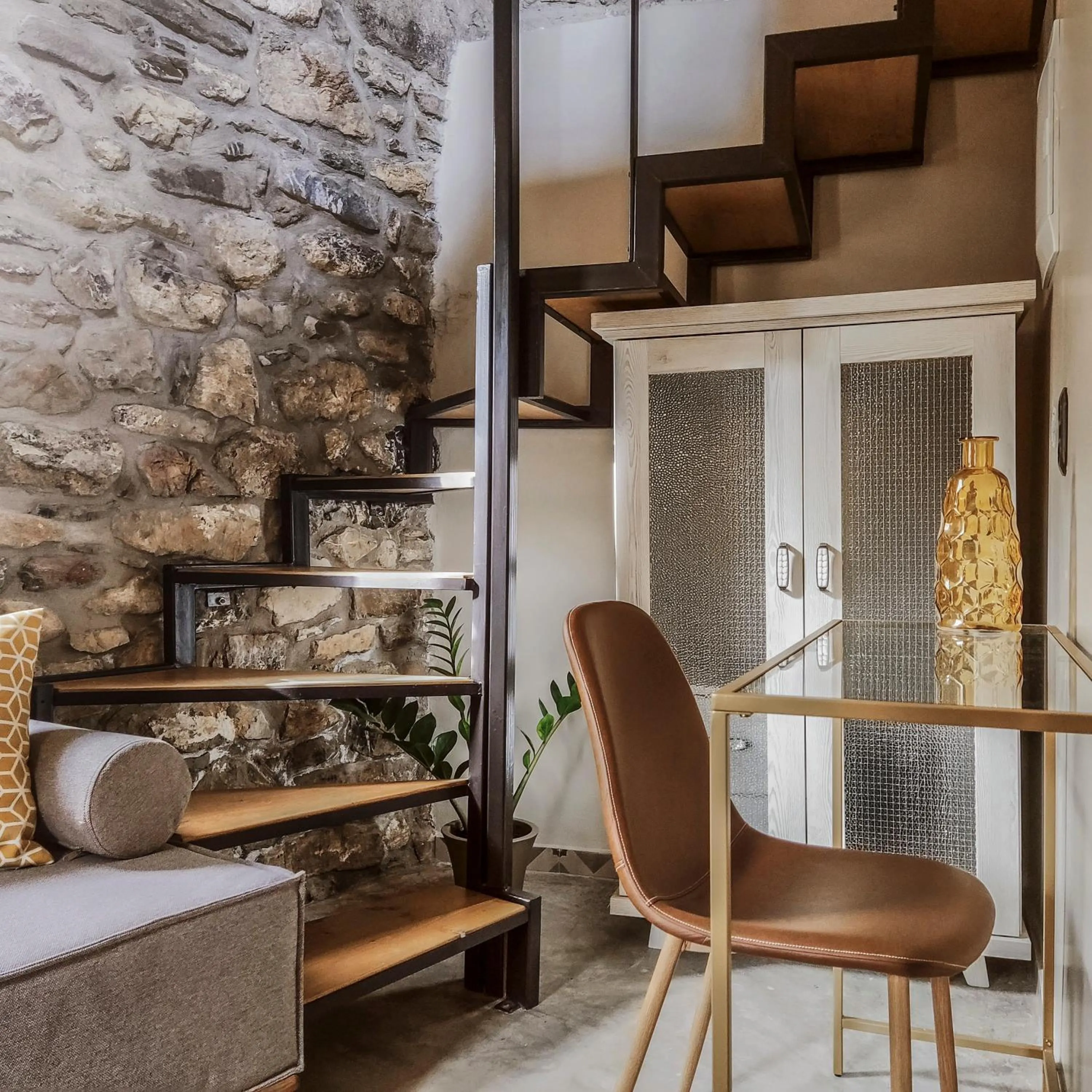 Living room in Pyrgi Cretan Living & Spa