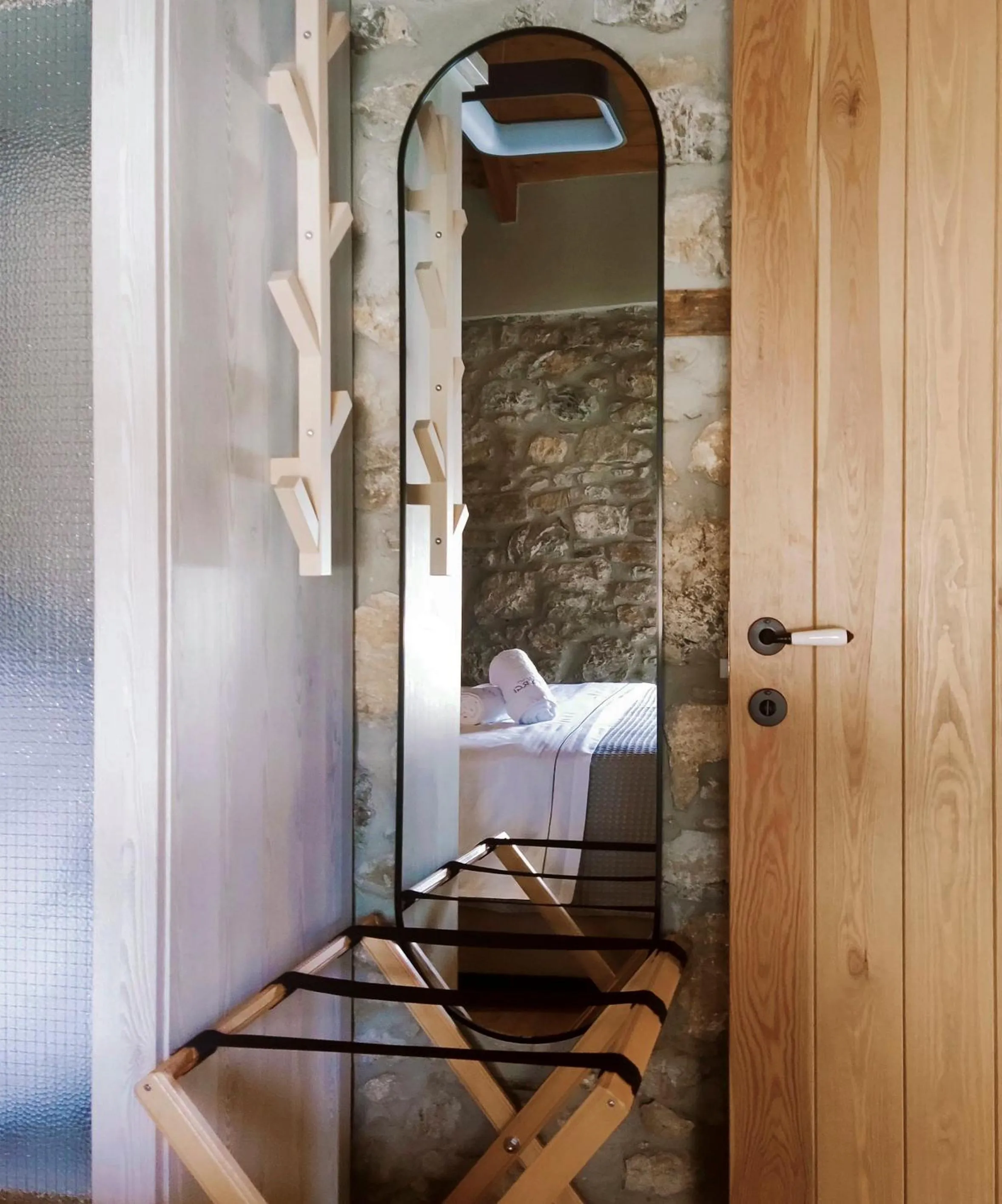Bedroom, Bed in Pyrgi Cretan Living & Spa