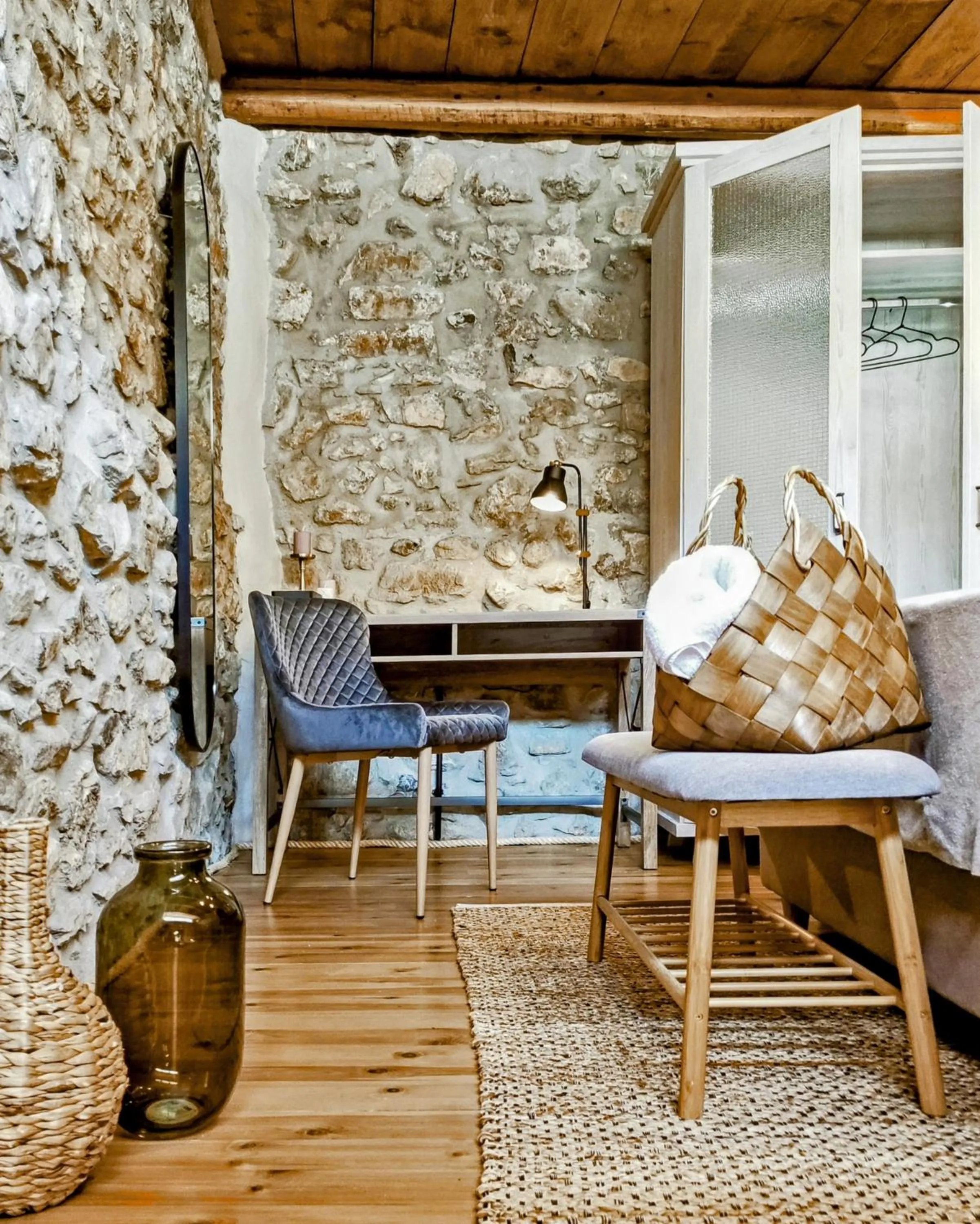 Seating area in Pyrgi Cretan Living & Spa