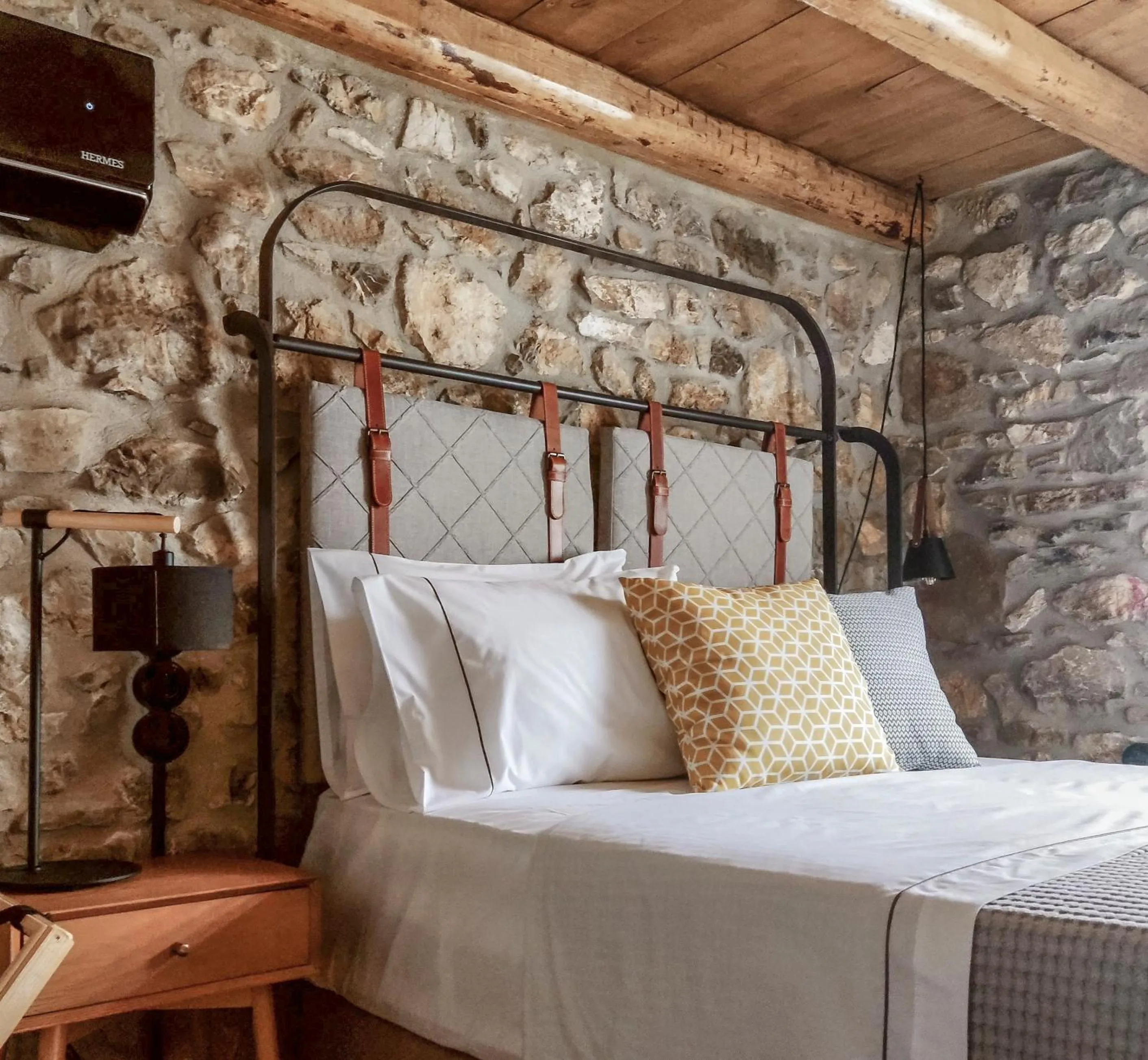 Bed in Pyrgi Cretan Living & Spa