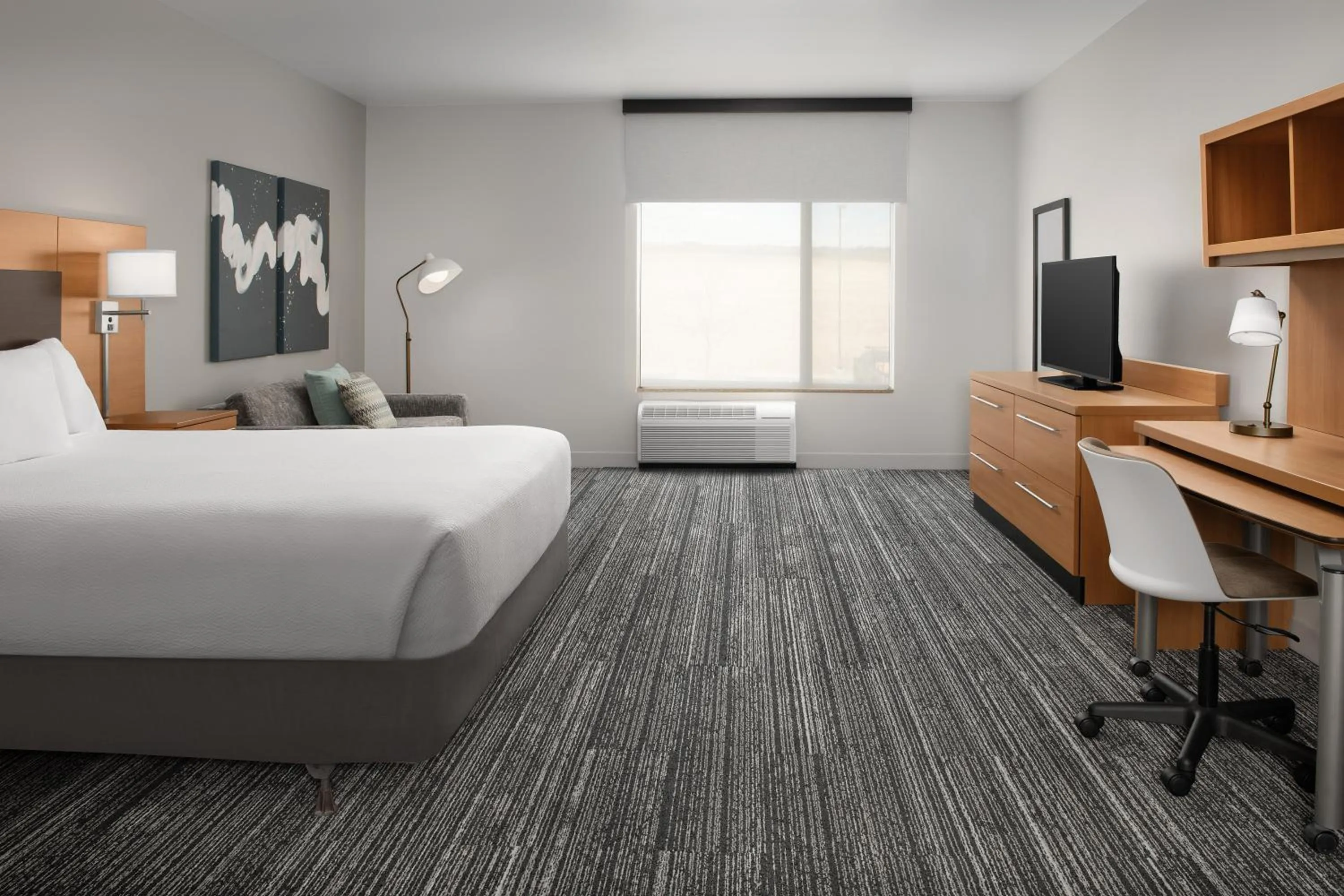 Bedroom, Bed in TownePlace Suites by Marriott Cheyenne Southwest/Downtown Area