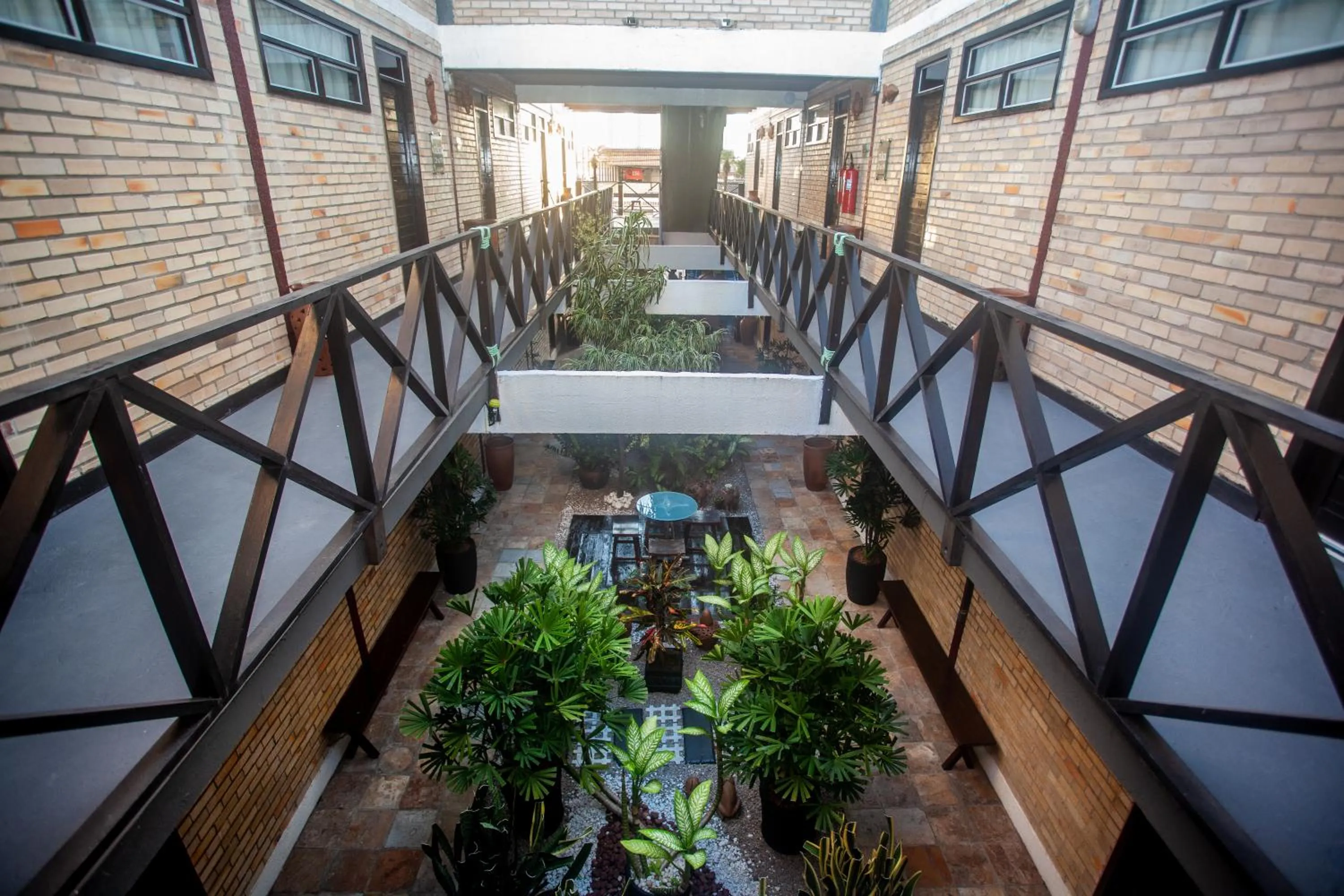 Garden view in Economy Flat