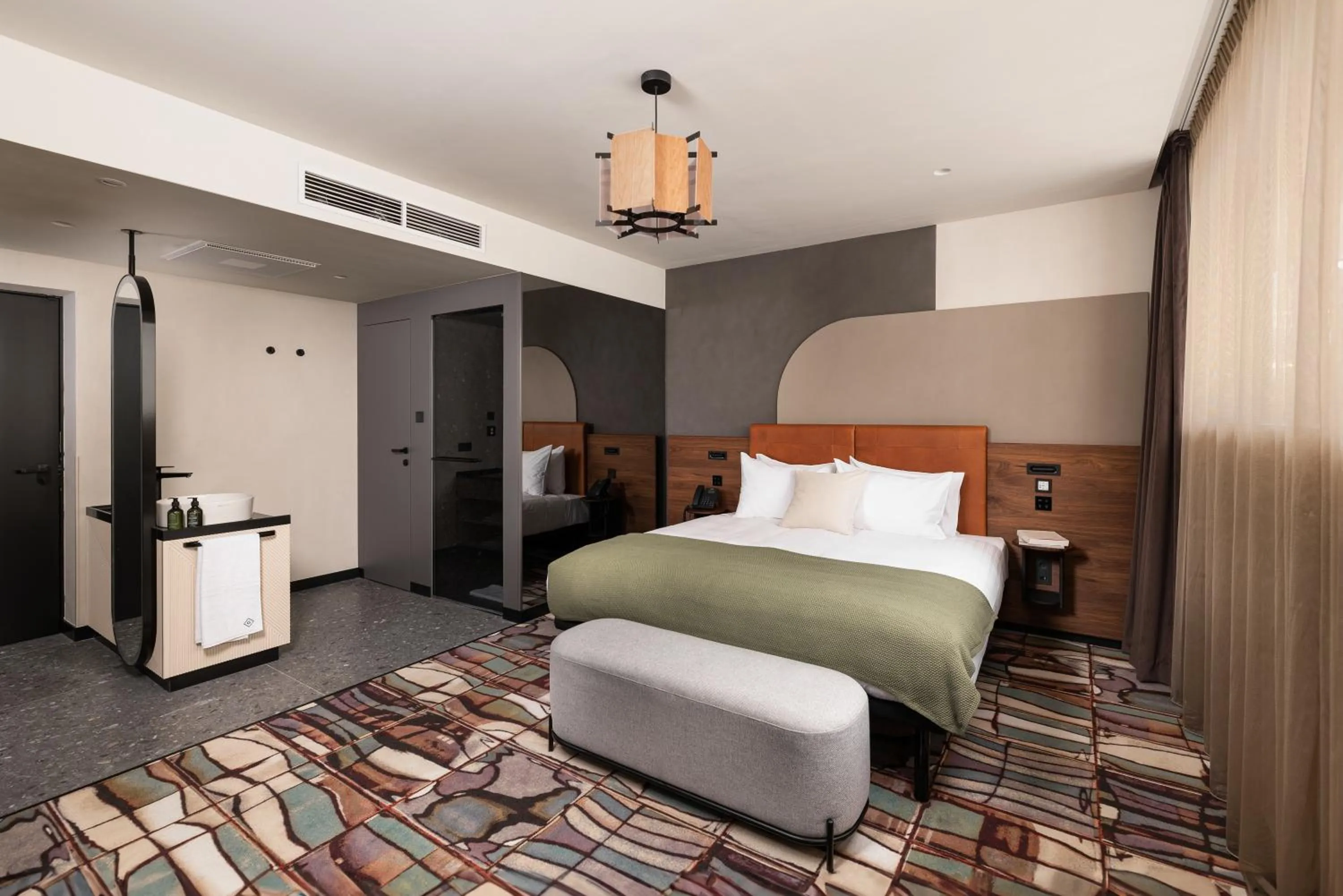 Bedroom, Bed in Hotel GIN Budapest