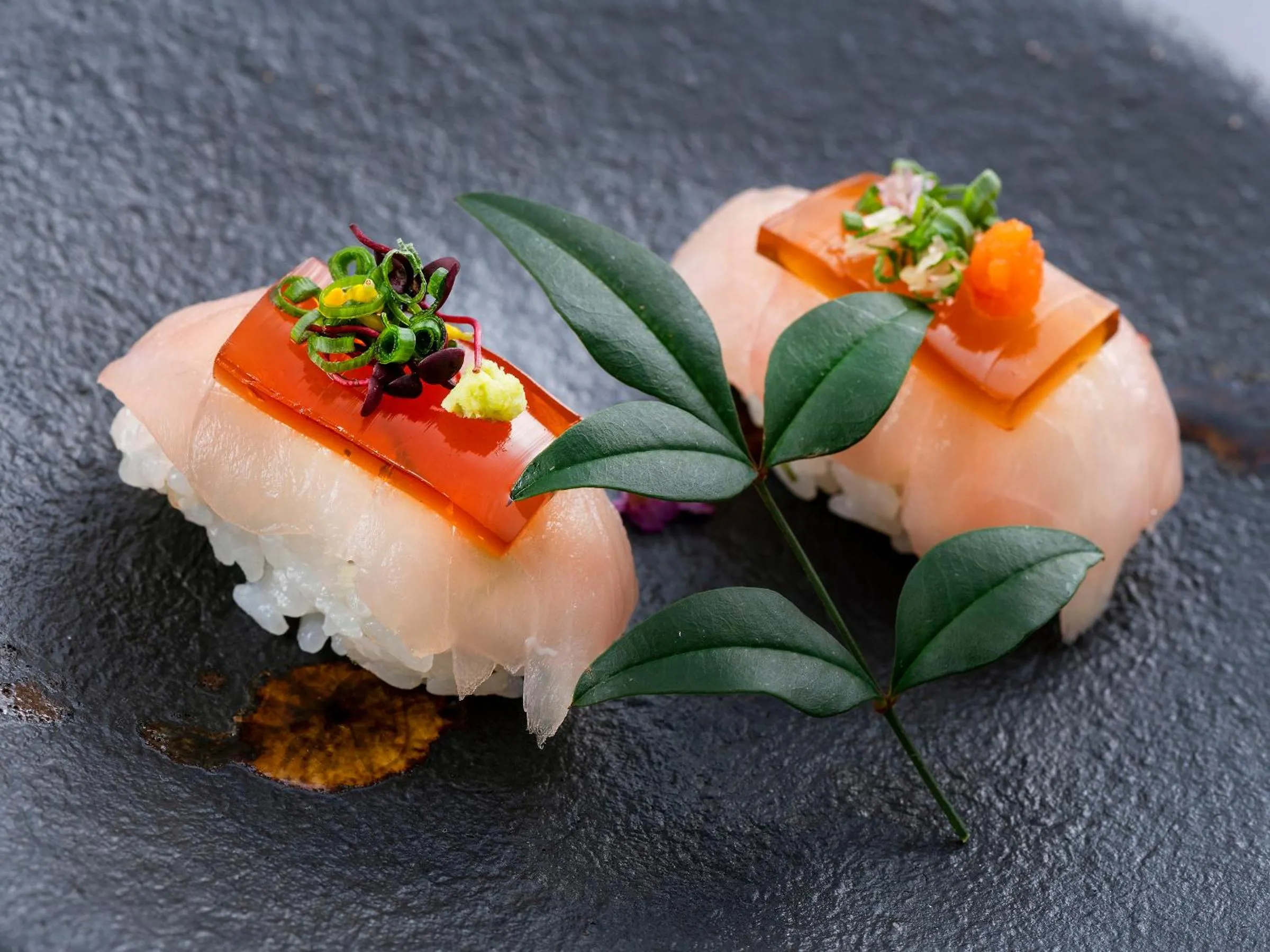 Food close-up in Izu Atagawa Onsen Miharuya