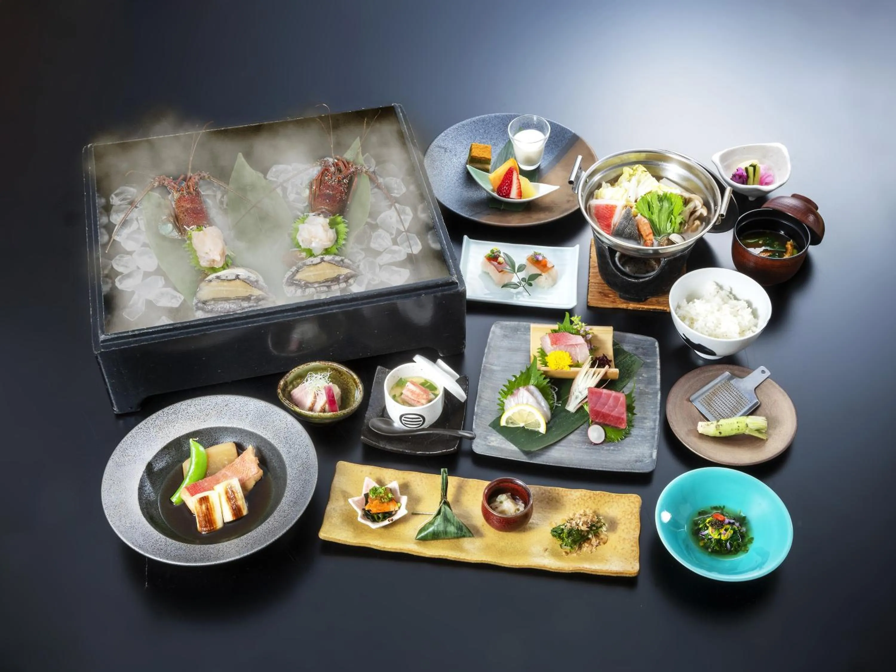 Food and drinks in Izu Atagawa Onsen Miharuya