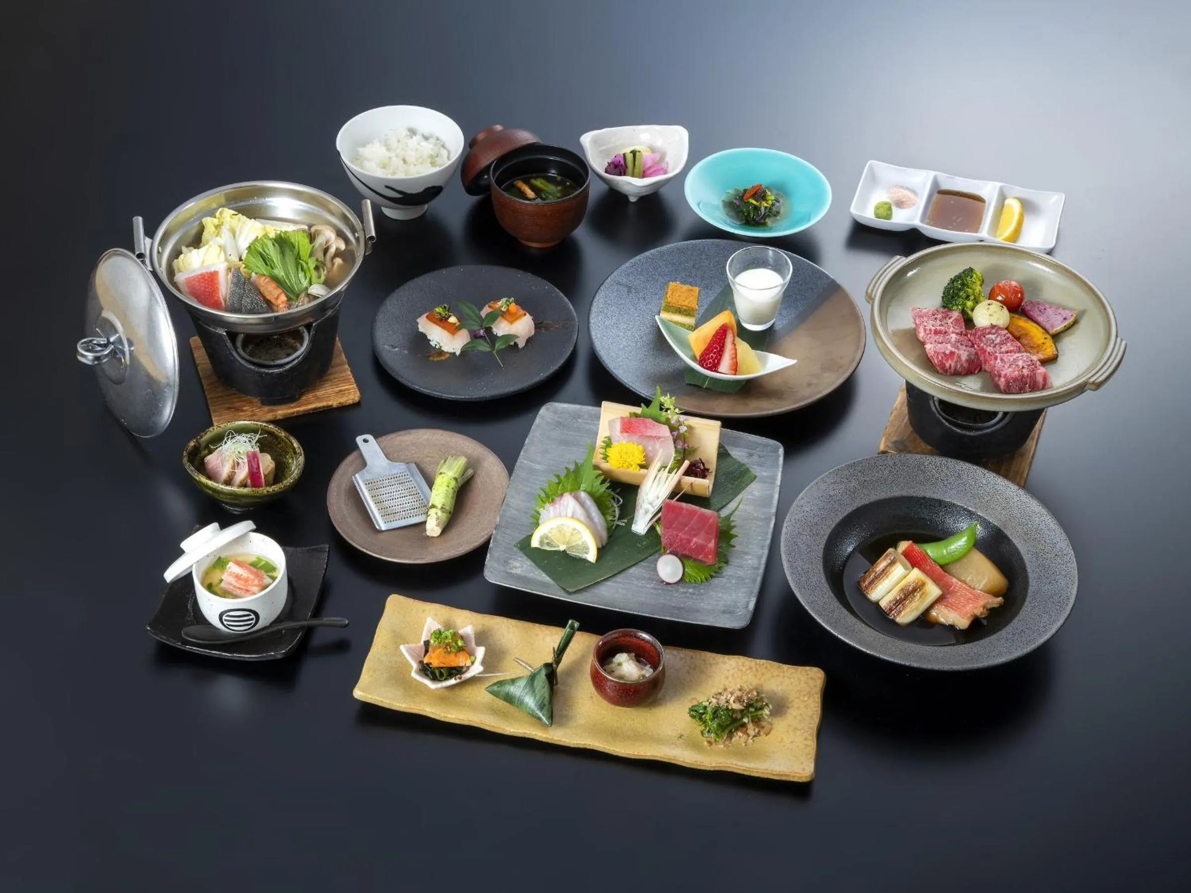 Food close-up in Izu Atagawa Onsen Miharuya