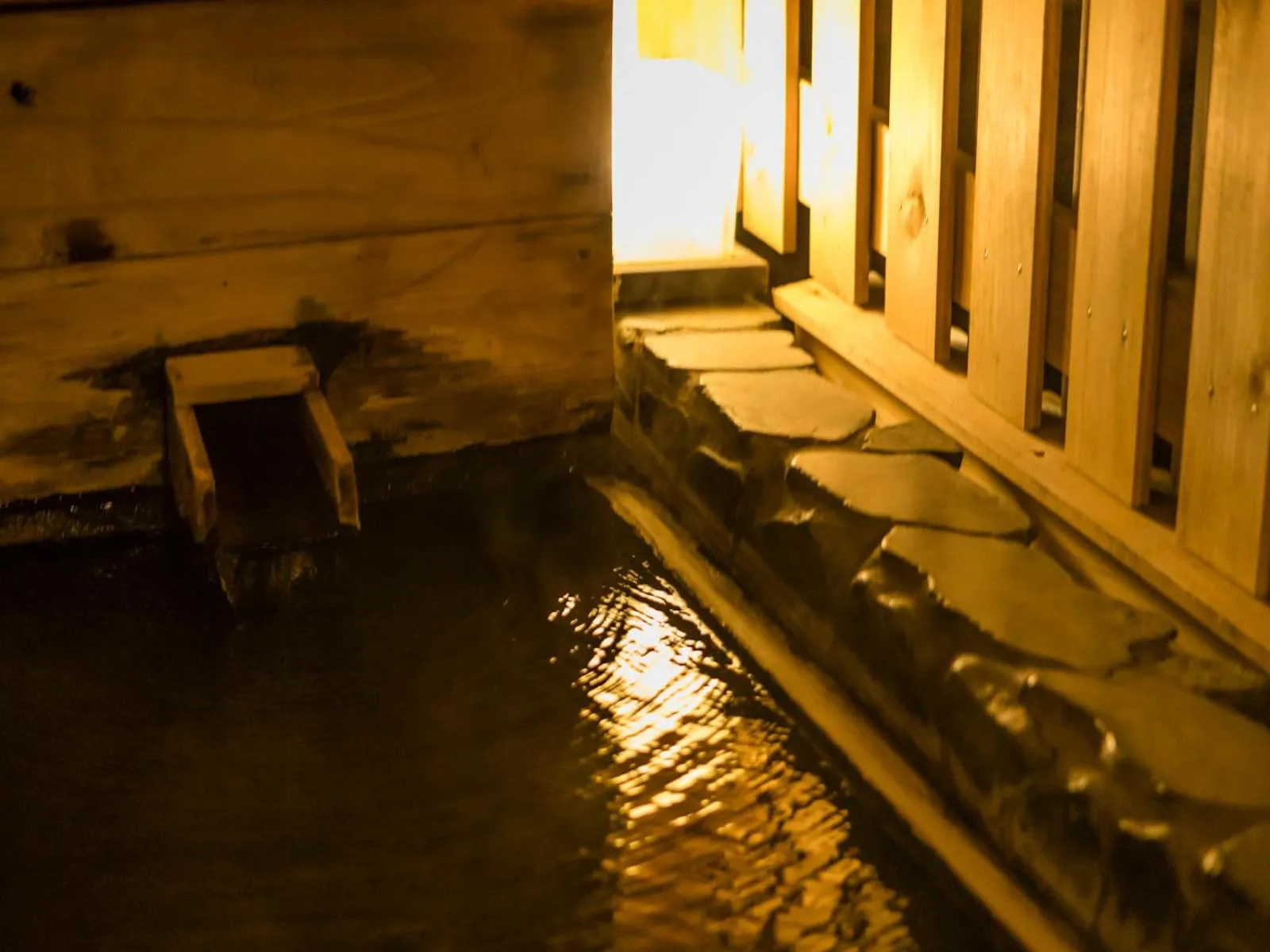 Hot Spring Bath in Izu Atagawa Onsen Miharuya