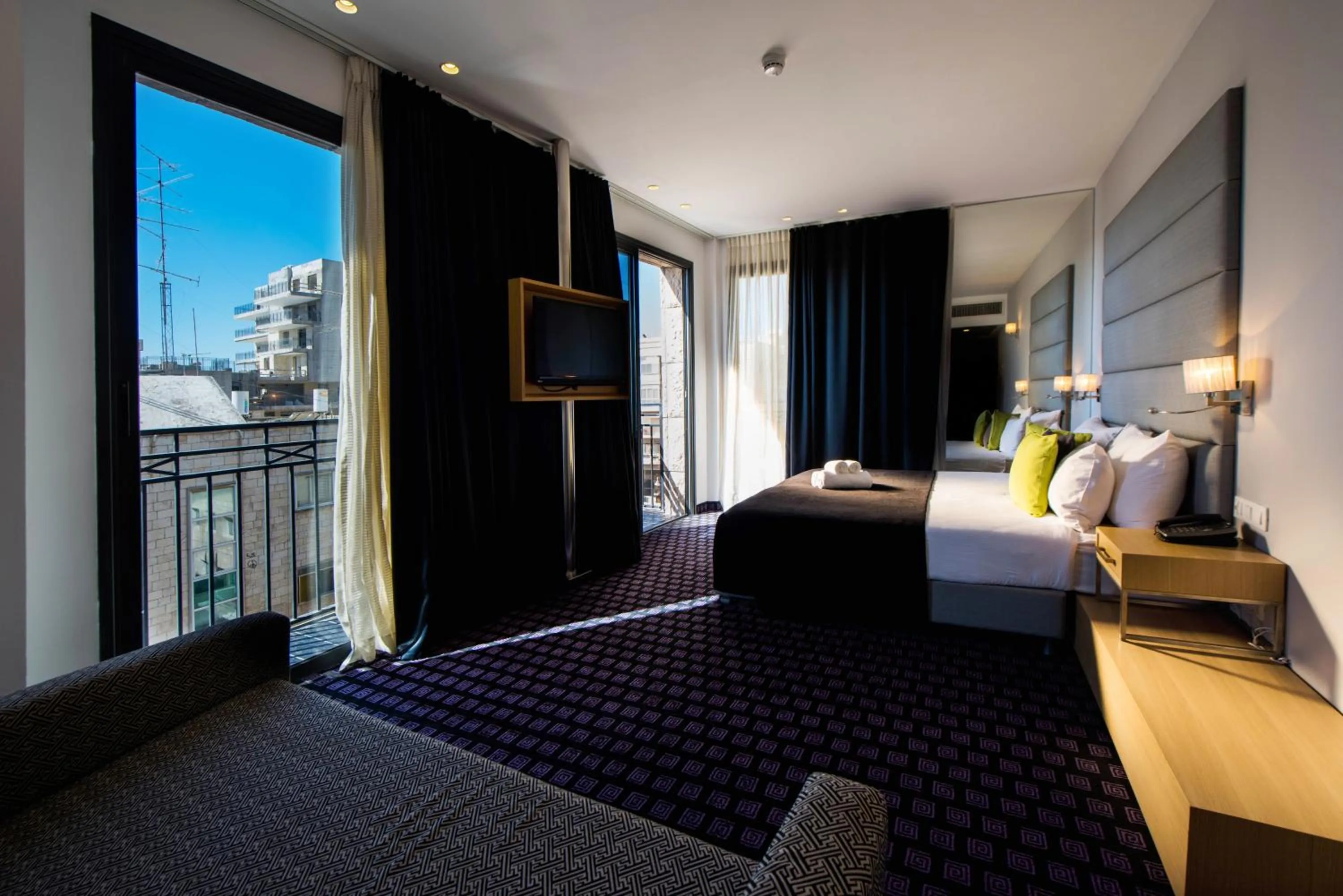 Bedroom, Bed in Eyal Hotel by Smart Hotels