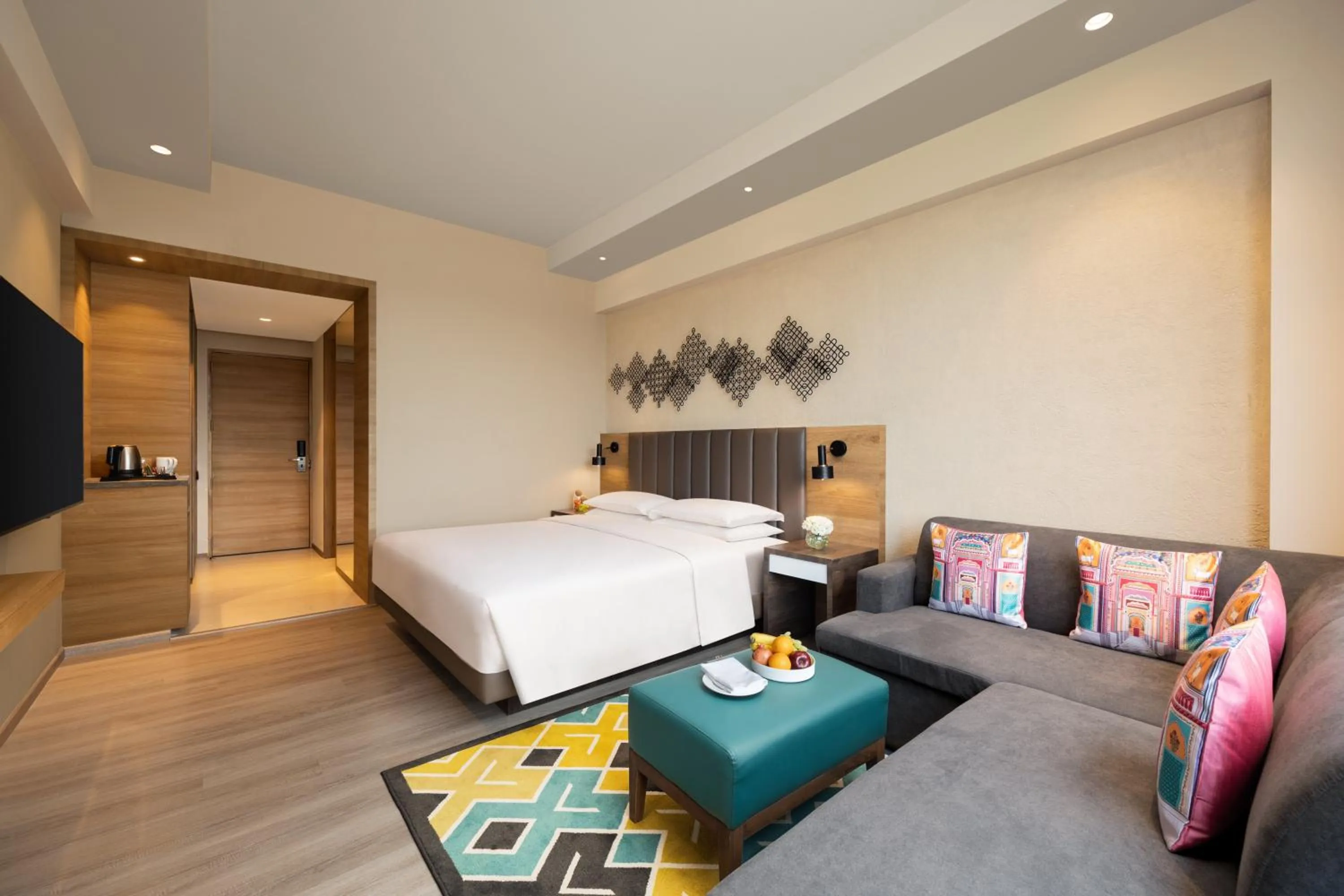 Bed in Hyatt Place Vijayawada