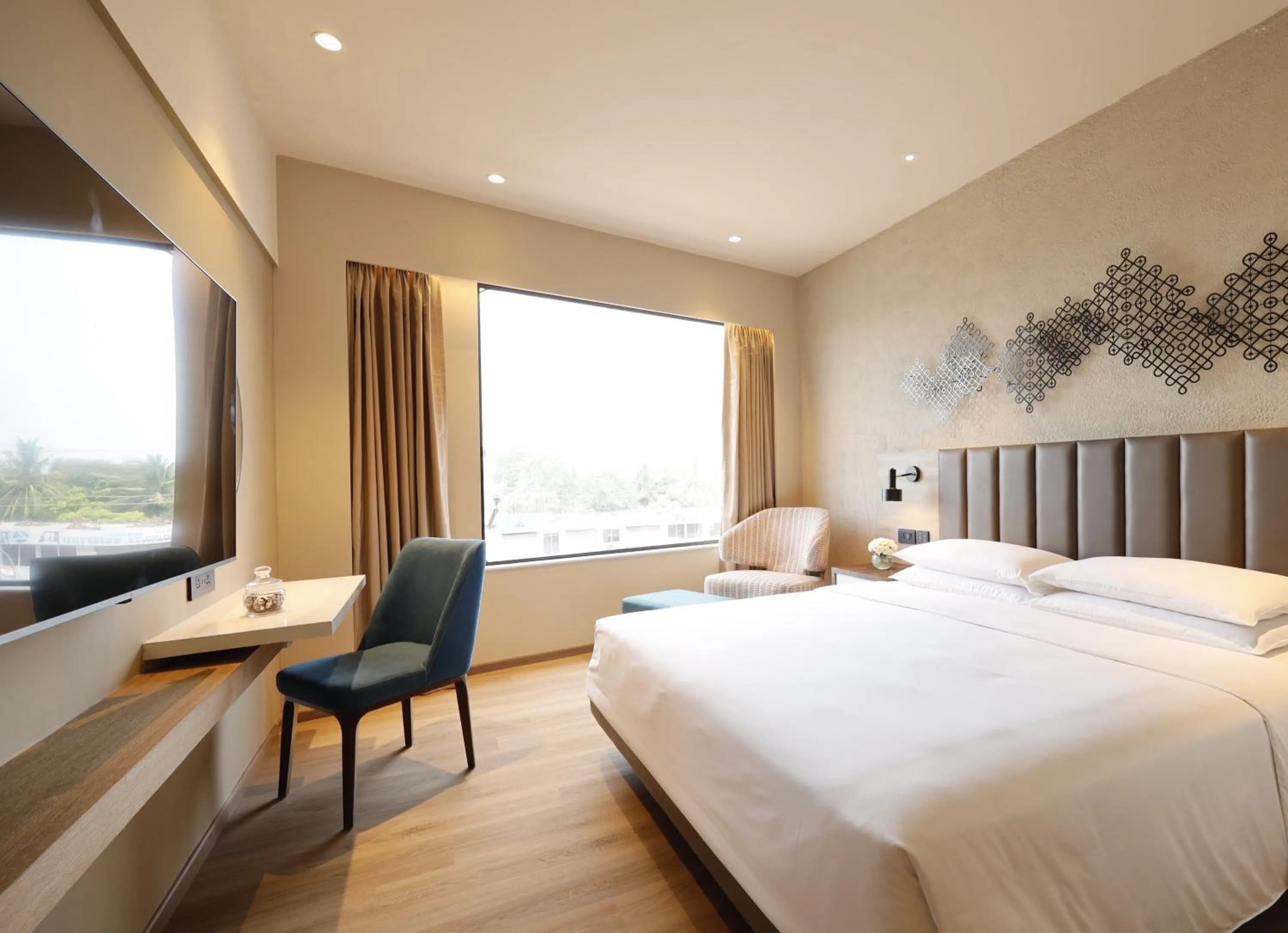 Bedroom, Bed in Hyatt Place Vijayawada