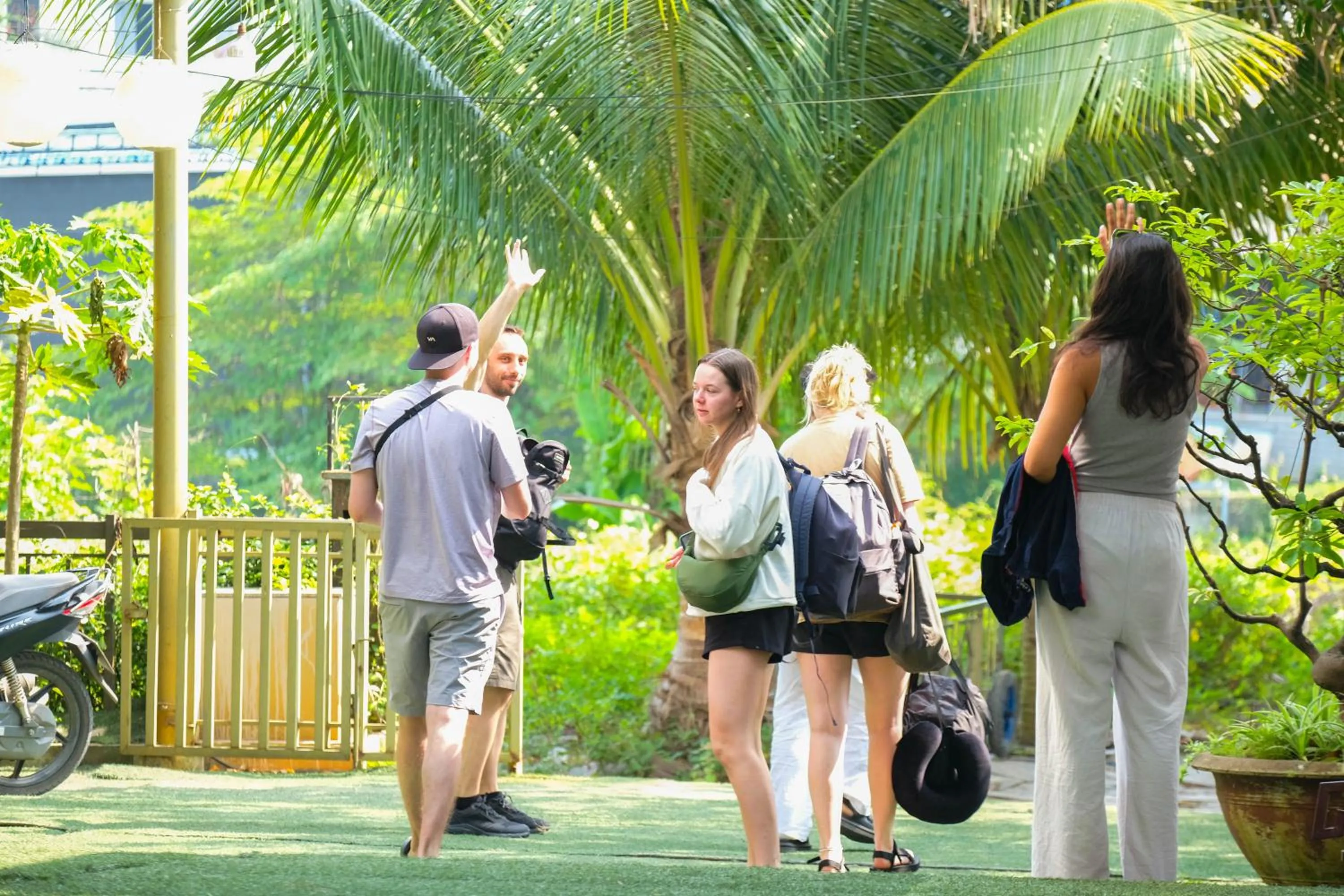 Garden view in Paradise Hotel Hoi An