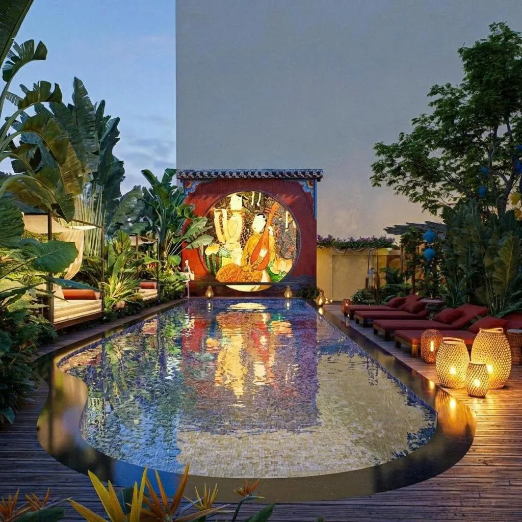 Swimming pool in Paradise Hotel Hoi An