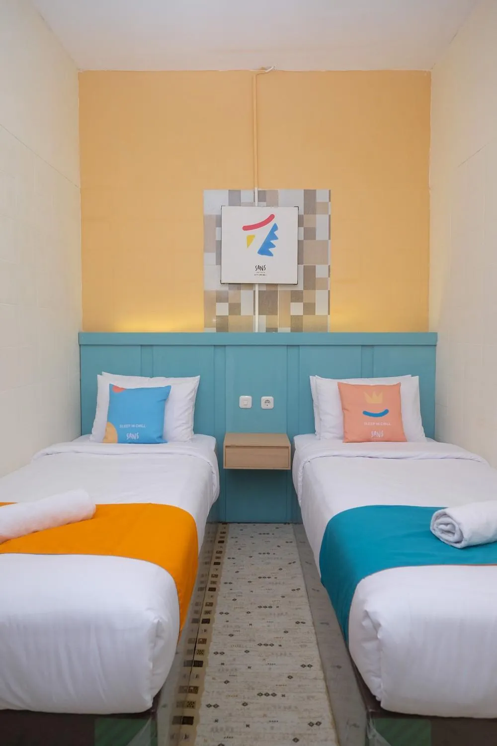 Bed in Sans Hotel City Inn Solo by RedDoorz