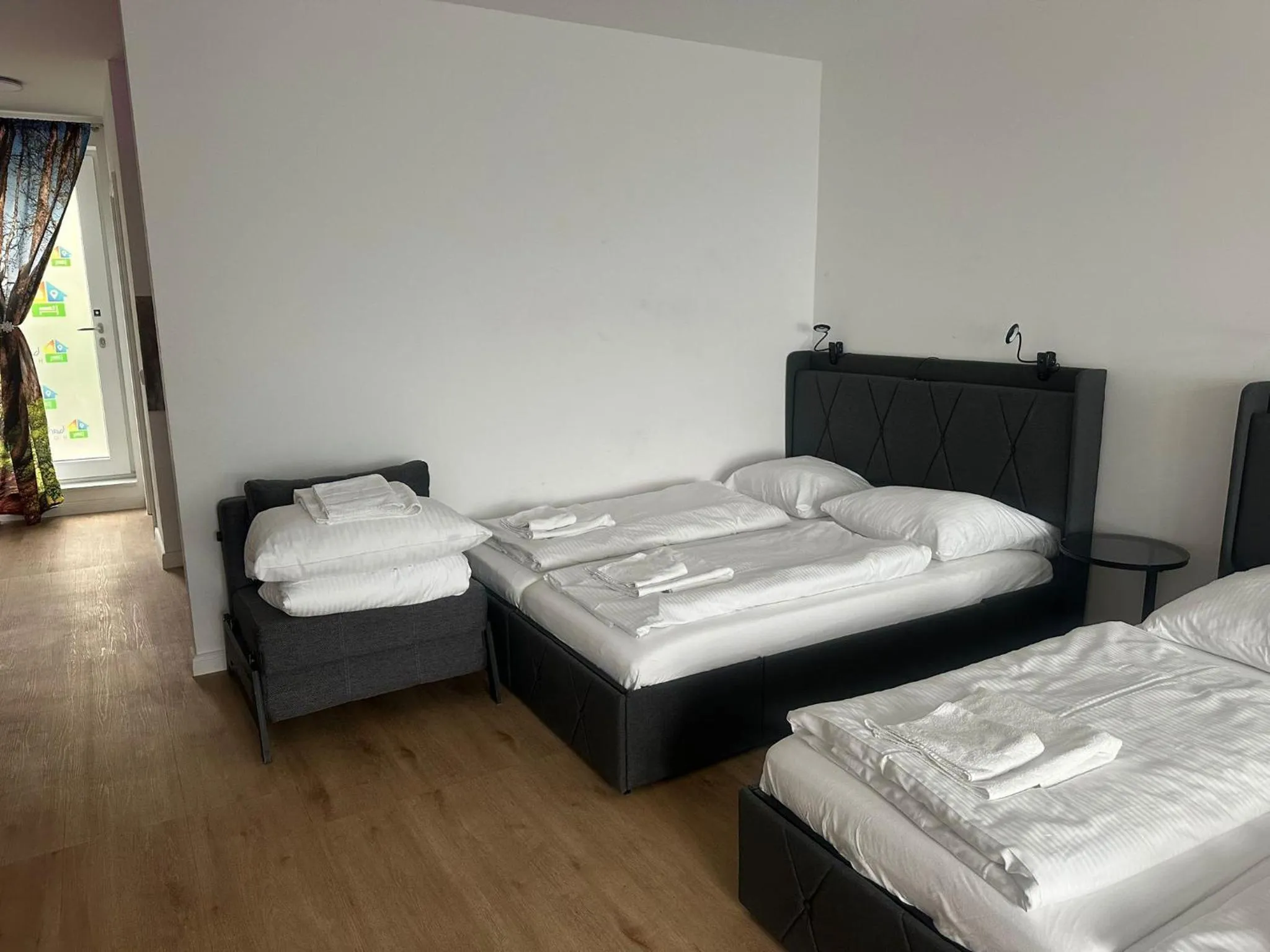 Bed in Ferienwohnung im Hamburger Straße-2